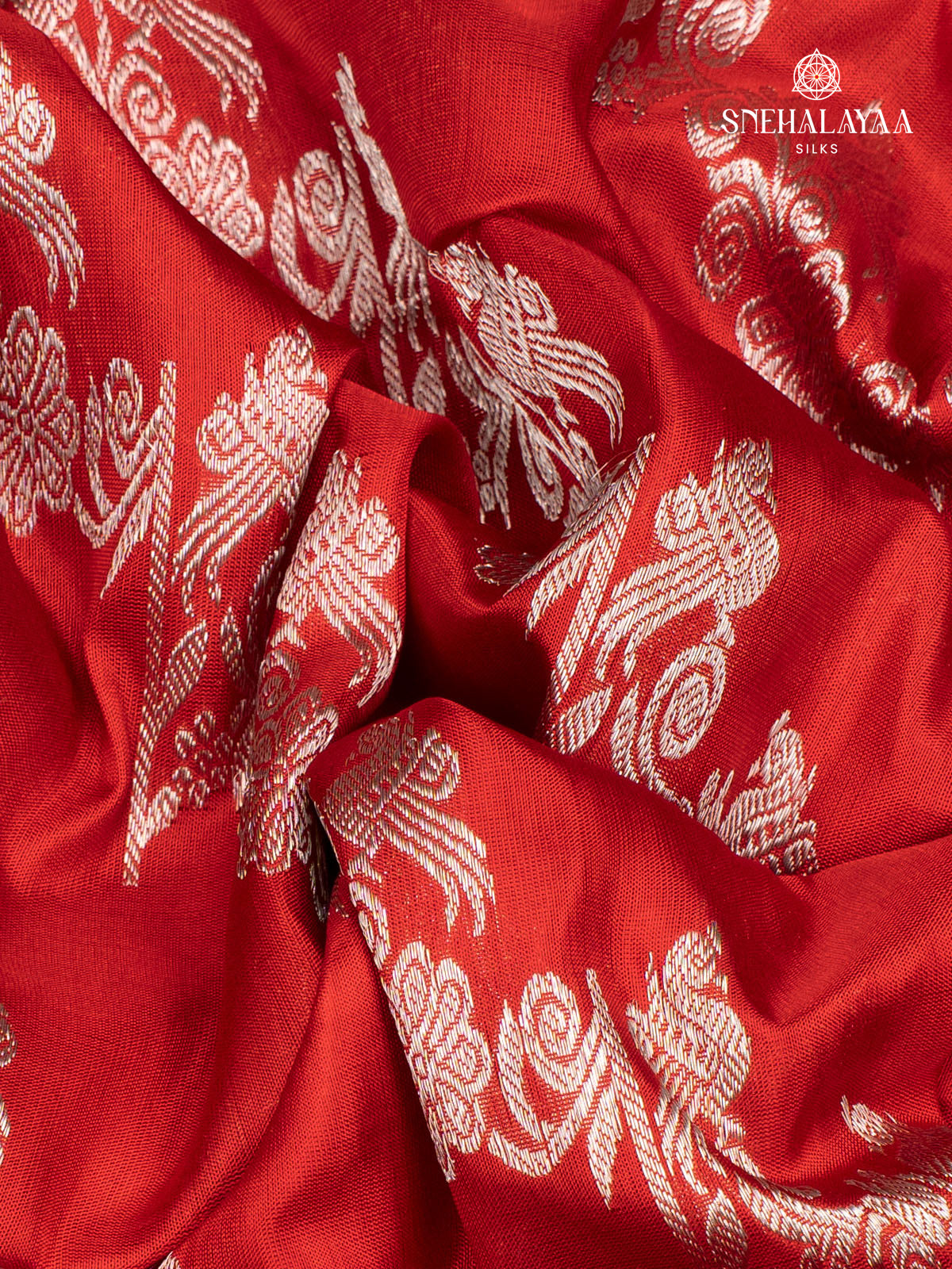 Red Venkatagiri Silk Saree