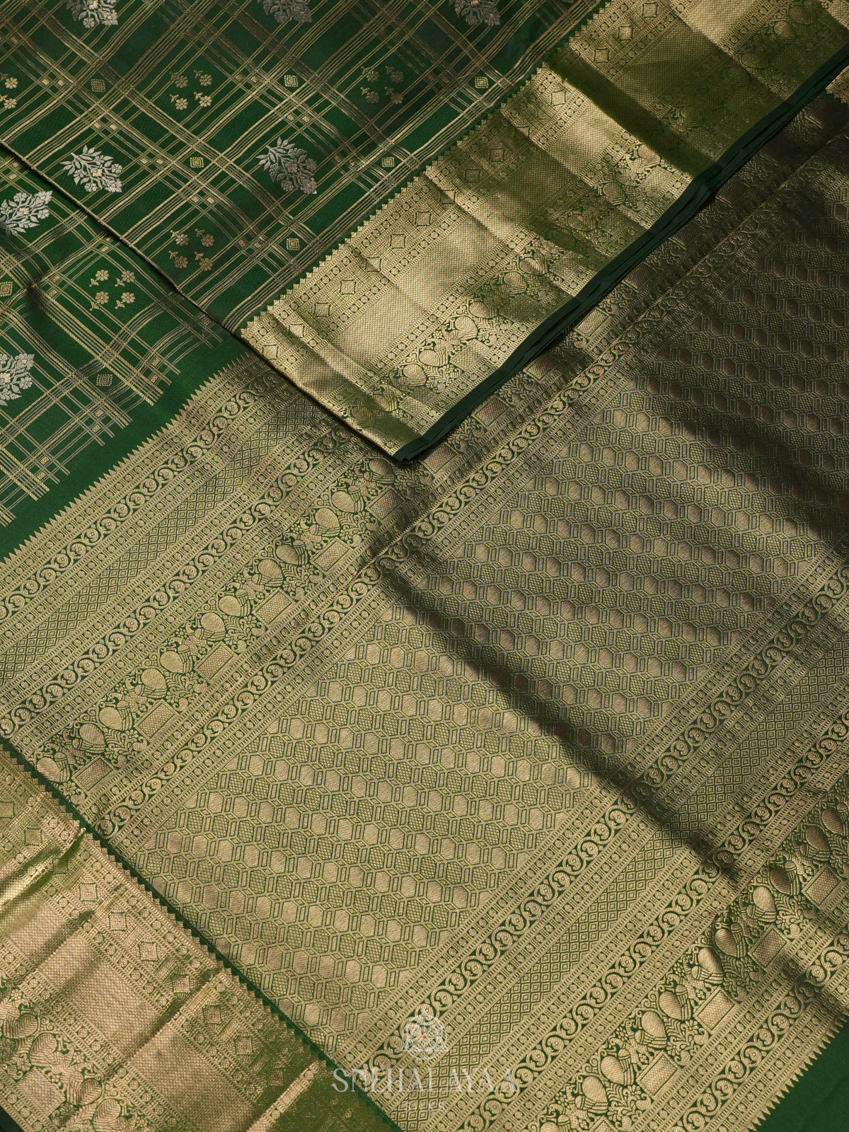 Green Kanjivaram Silk Saree