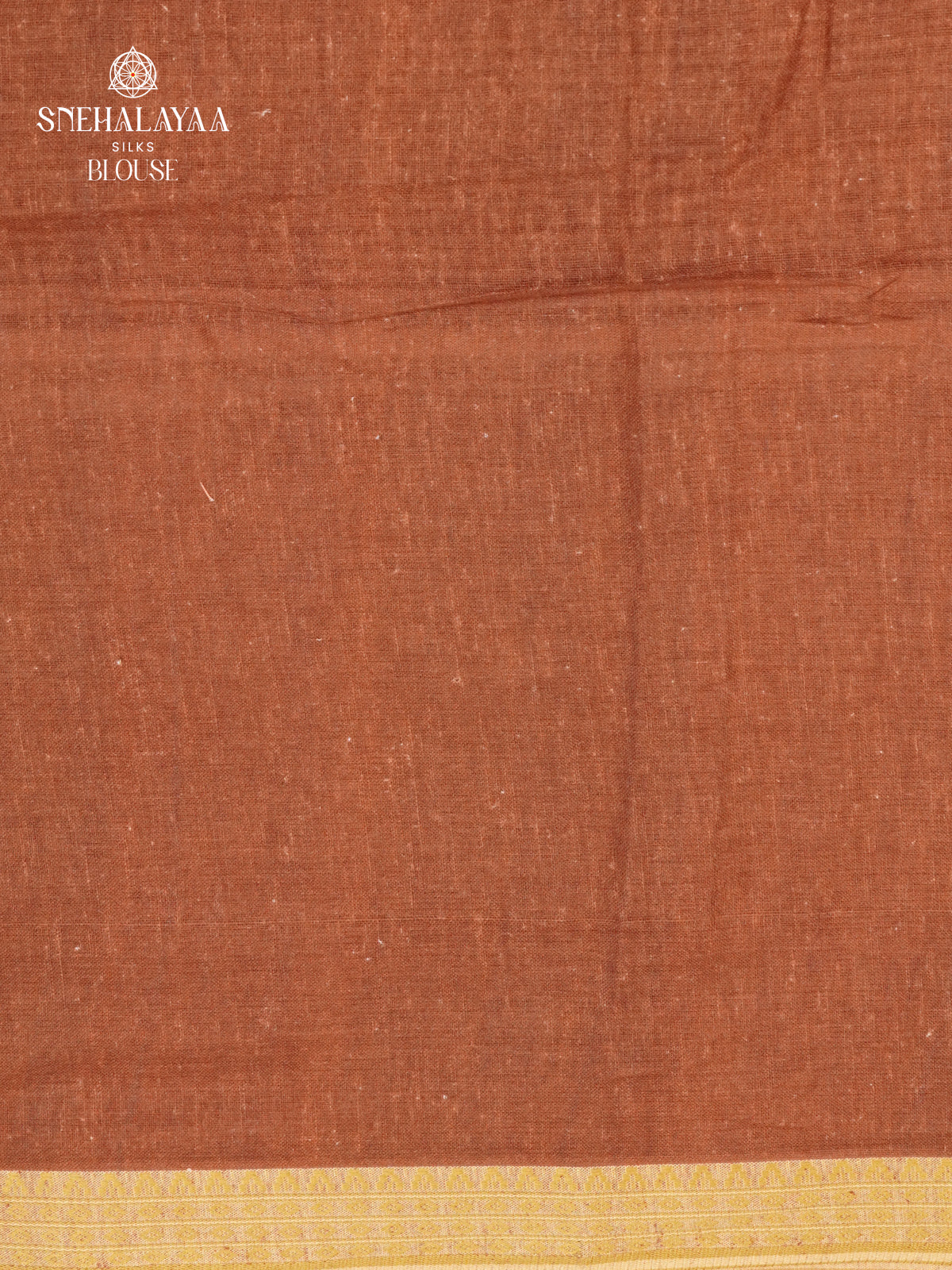 Off White Printed Linen Cotton Saree