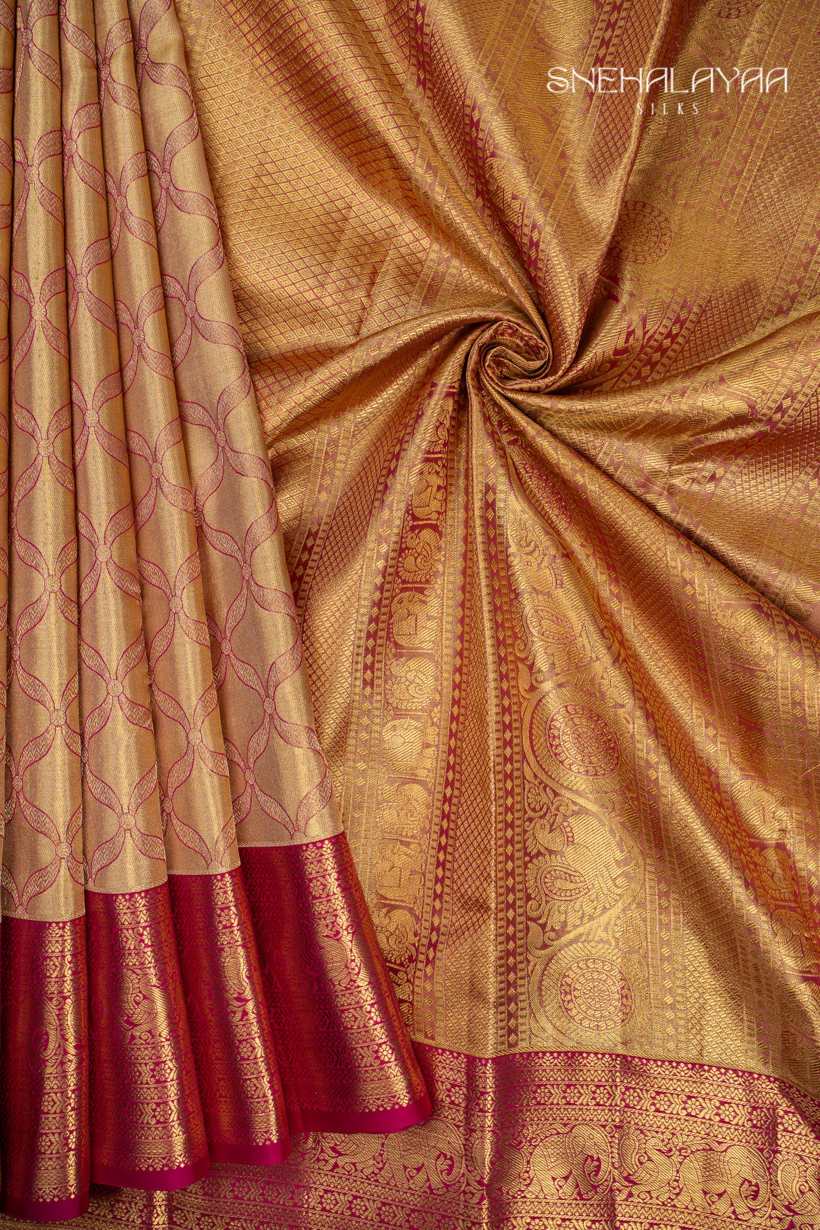 Gold Silk Saree