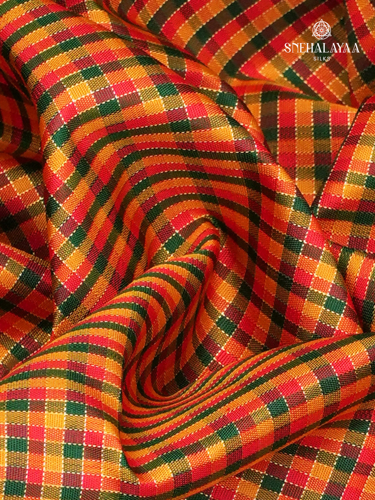 Multi Colour Kanjivaram Silk Saree