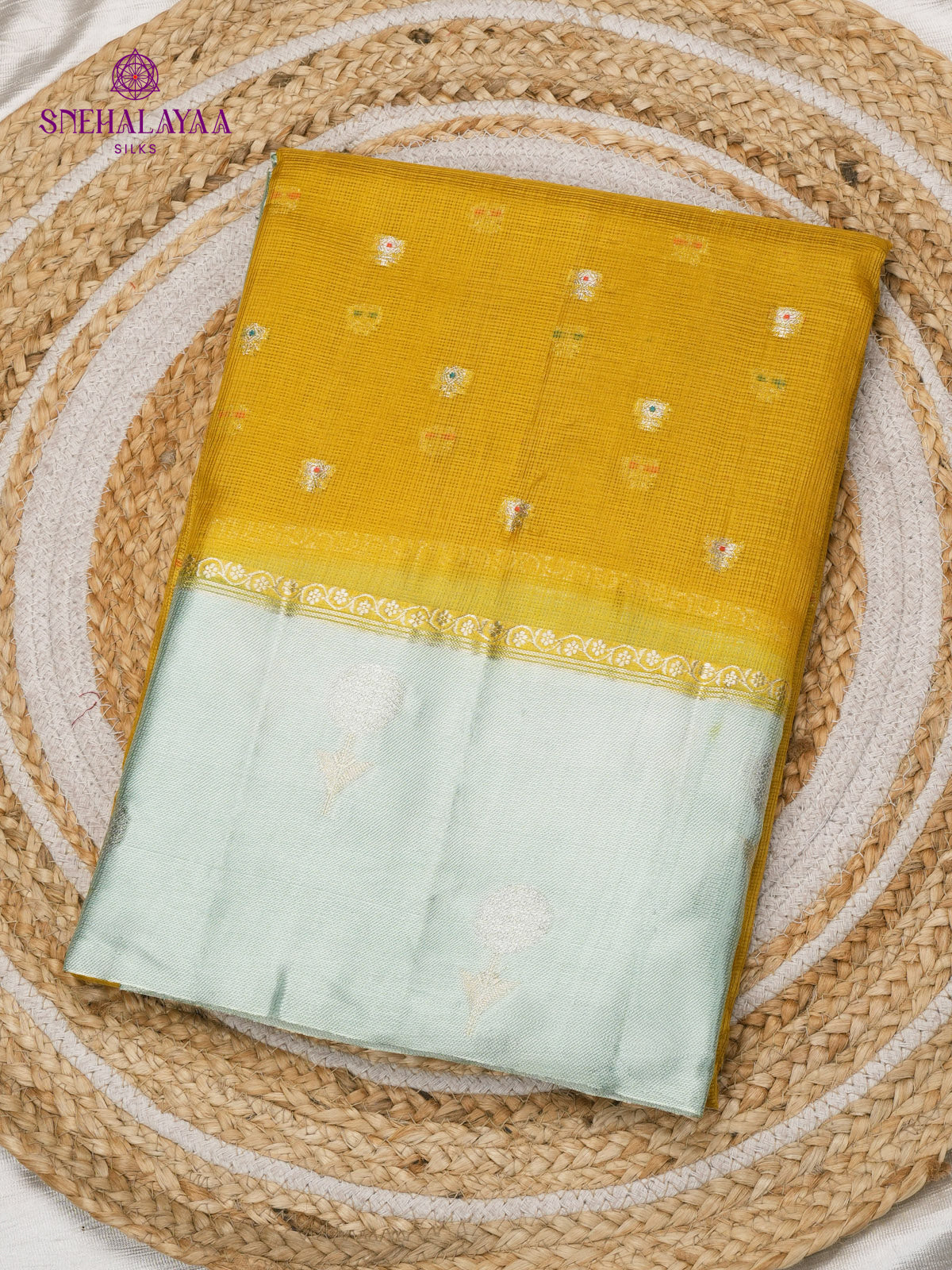 Yellow Banaras Kota Saree
