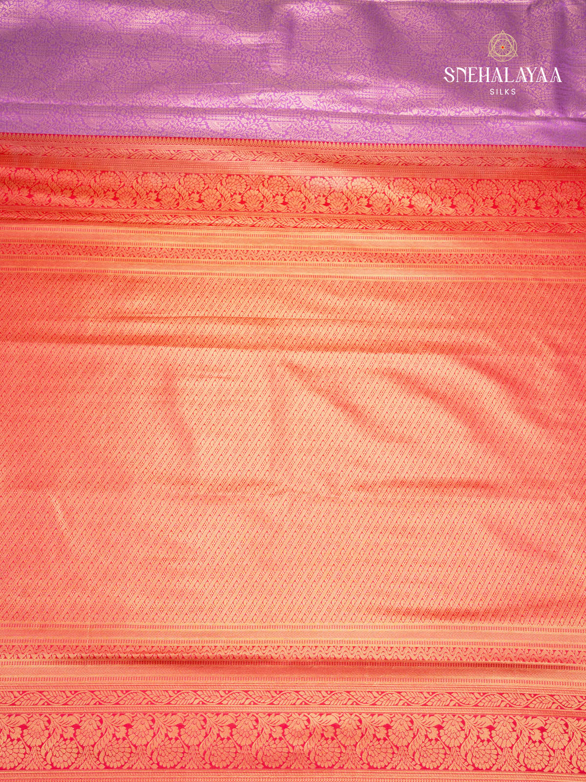 Purple Art Silk Saree