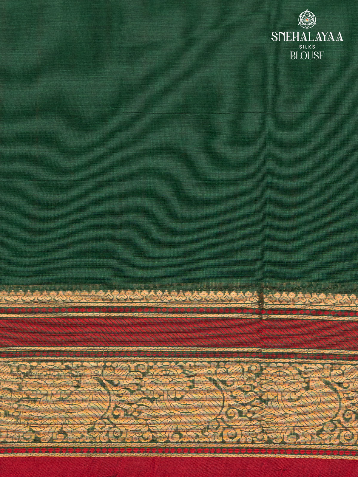 Green Pure Kanchi Cotton Saree