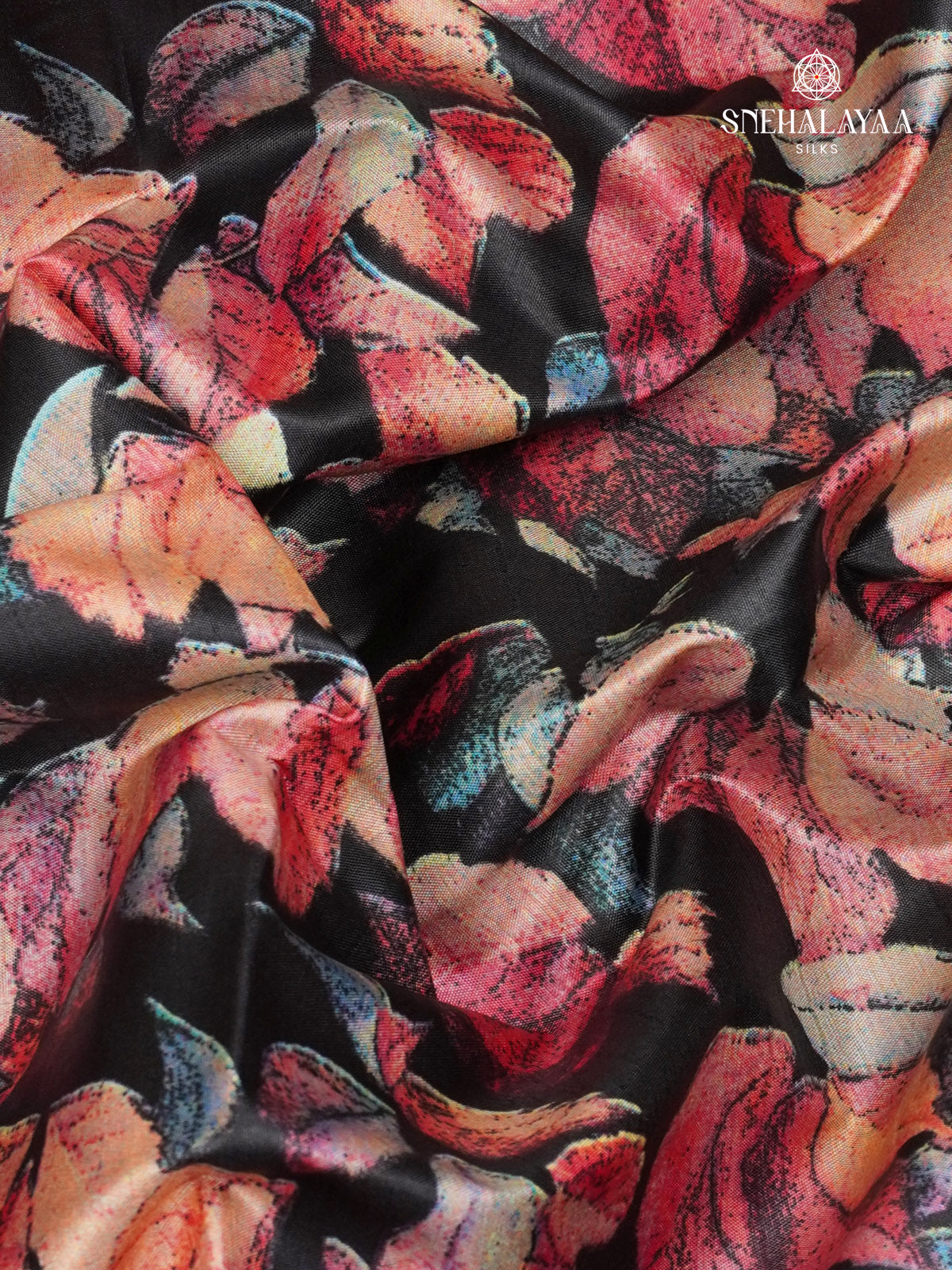 Multicolour Dola Silk Saree