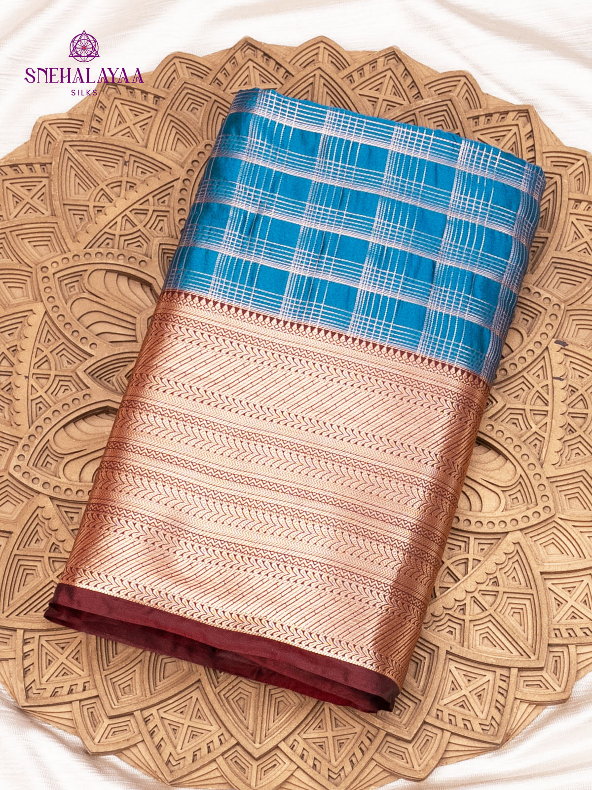 Blue Soft Silk Saree