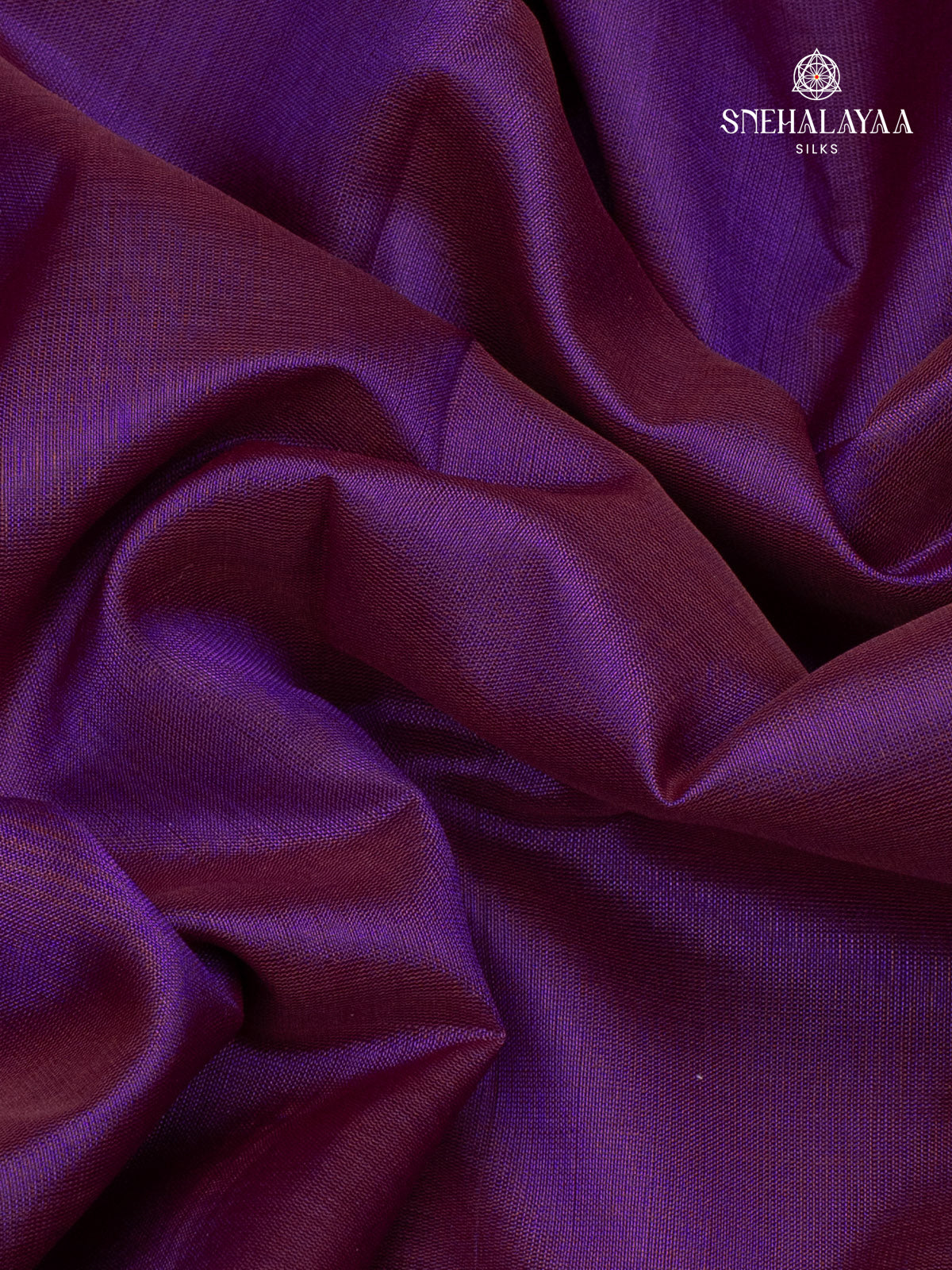 Purple Kanchi Silk Cotton Saree