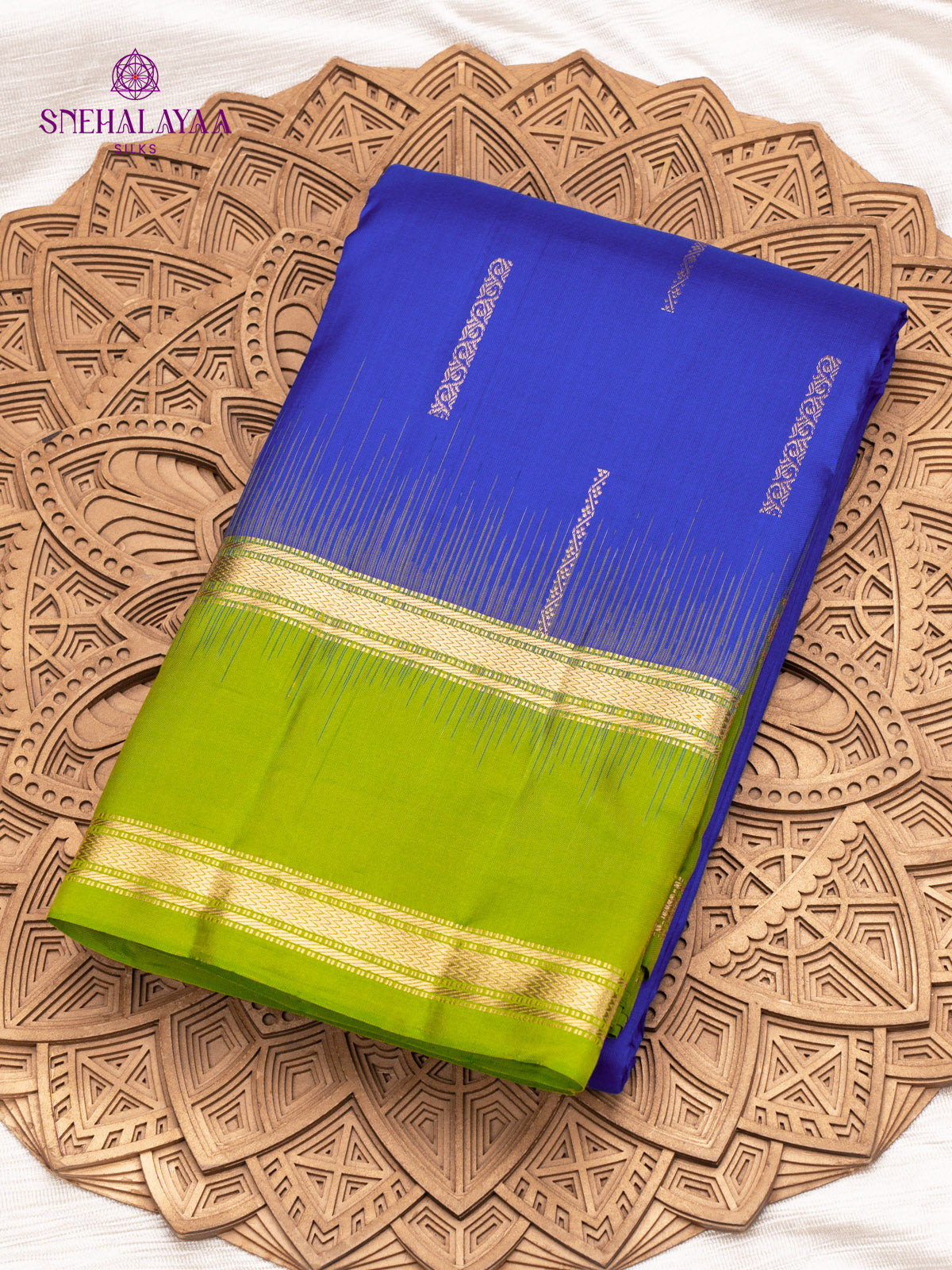 Royal Blue Kanjivaram Silk Saree
