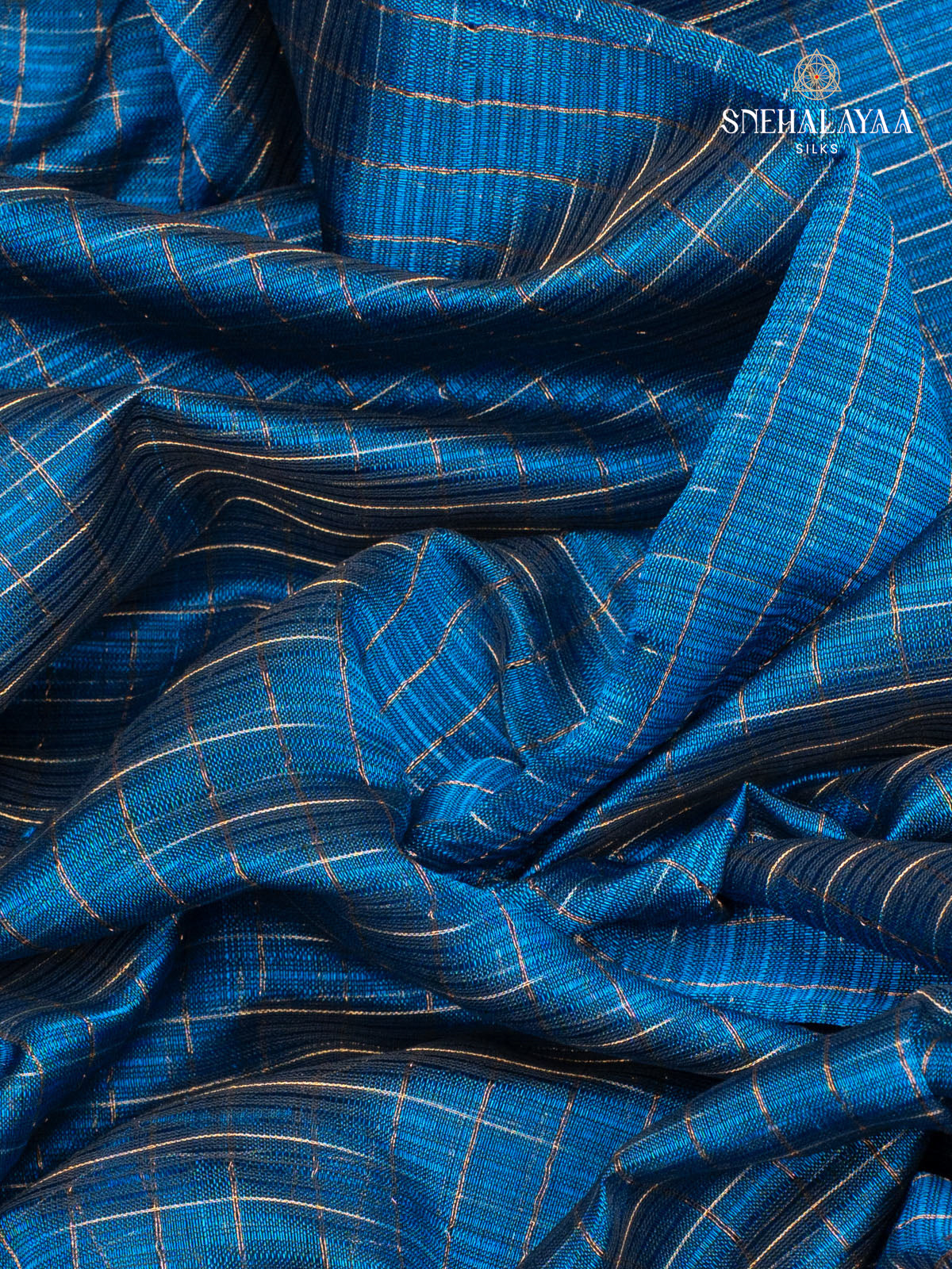 Blue Mangalagiri Silk Cotton Saree