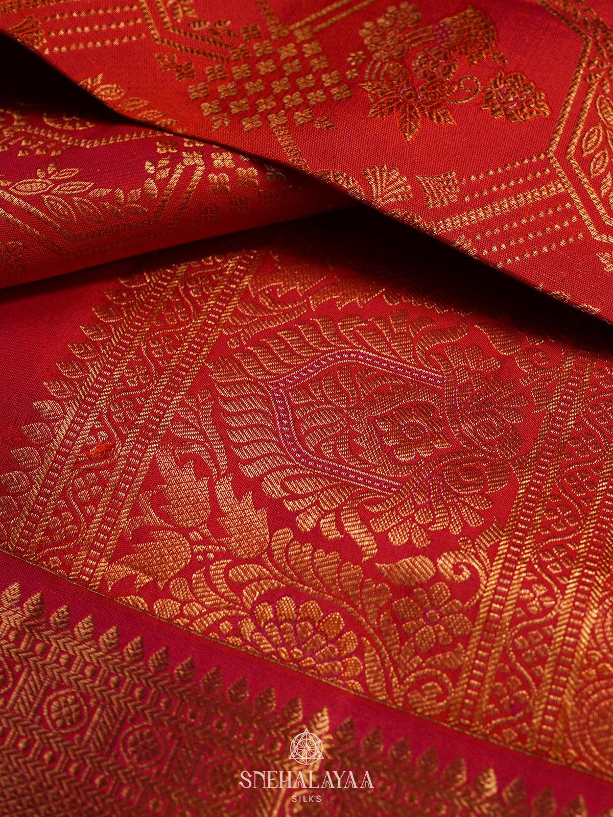 Red Kanjivaram Silk Saree