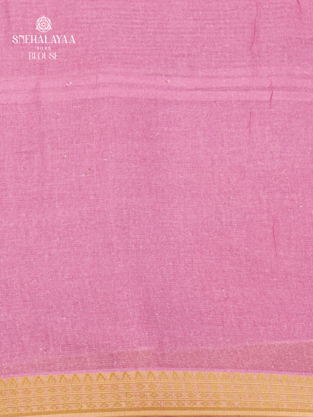 Blue Printed Linen Cotton Saree