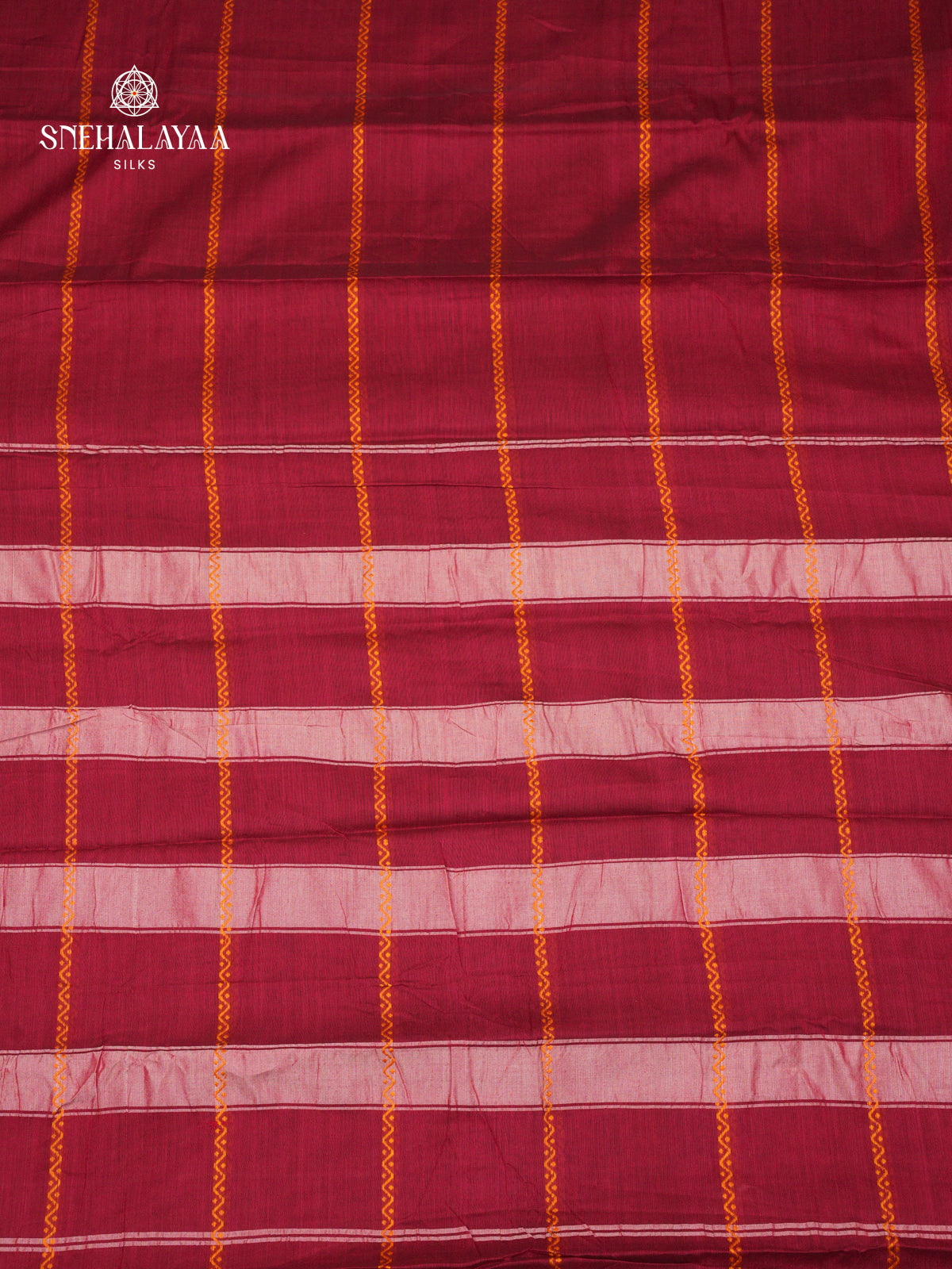 Red Narayanpet Cotton Saree