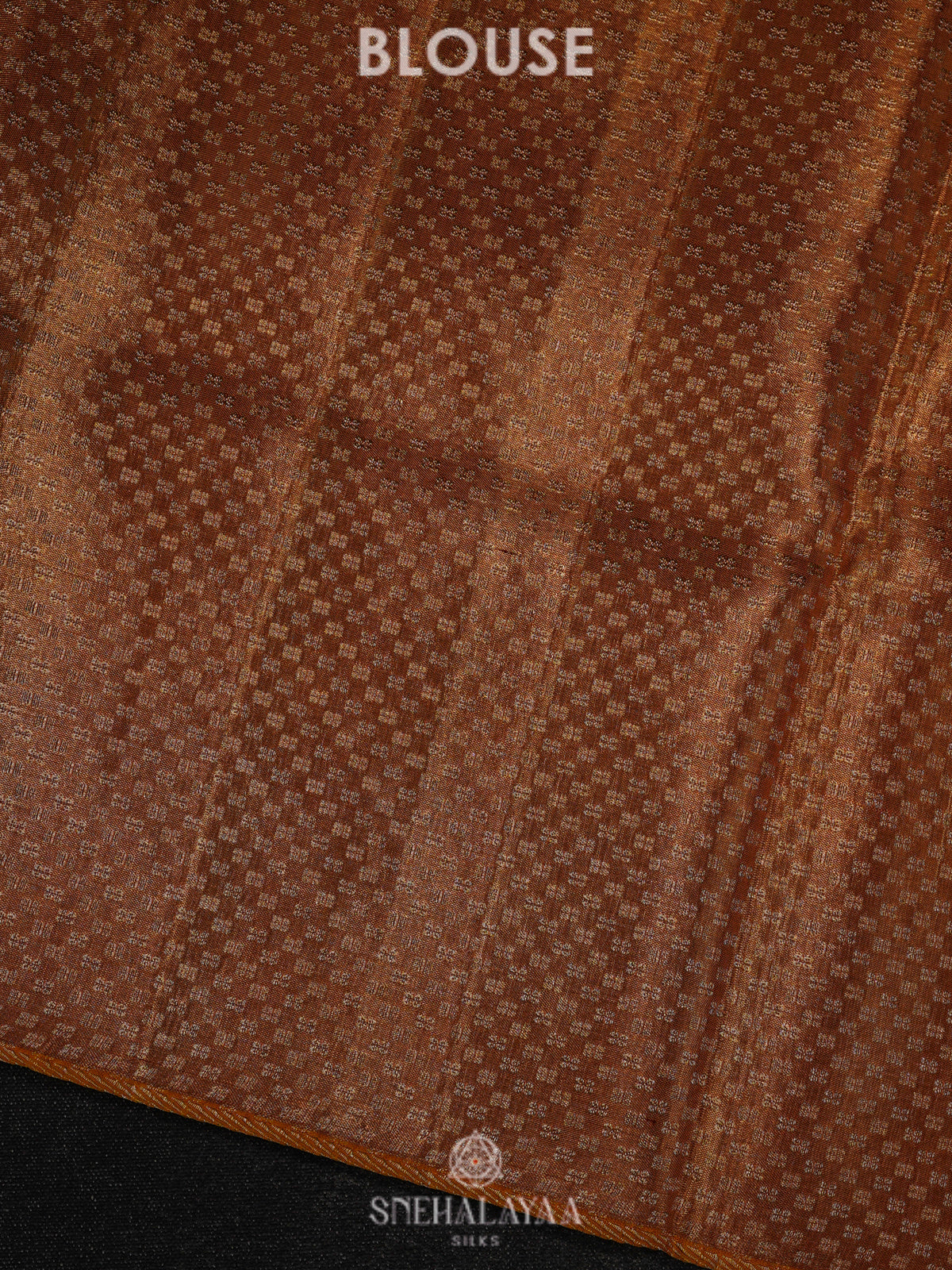 Golden Kanjivaram Silk Saree