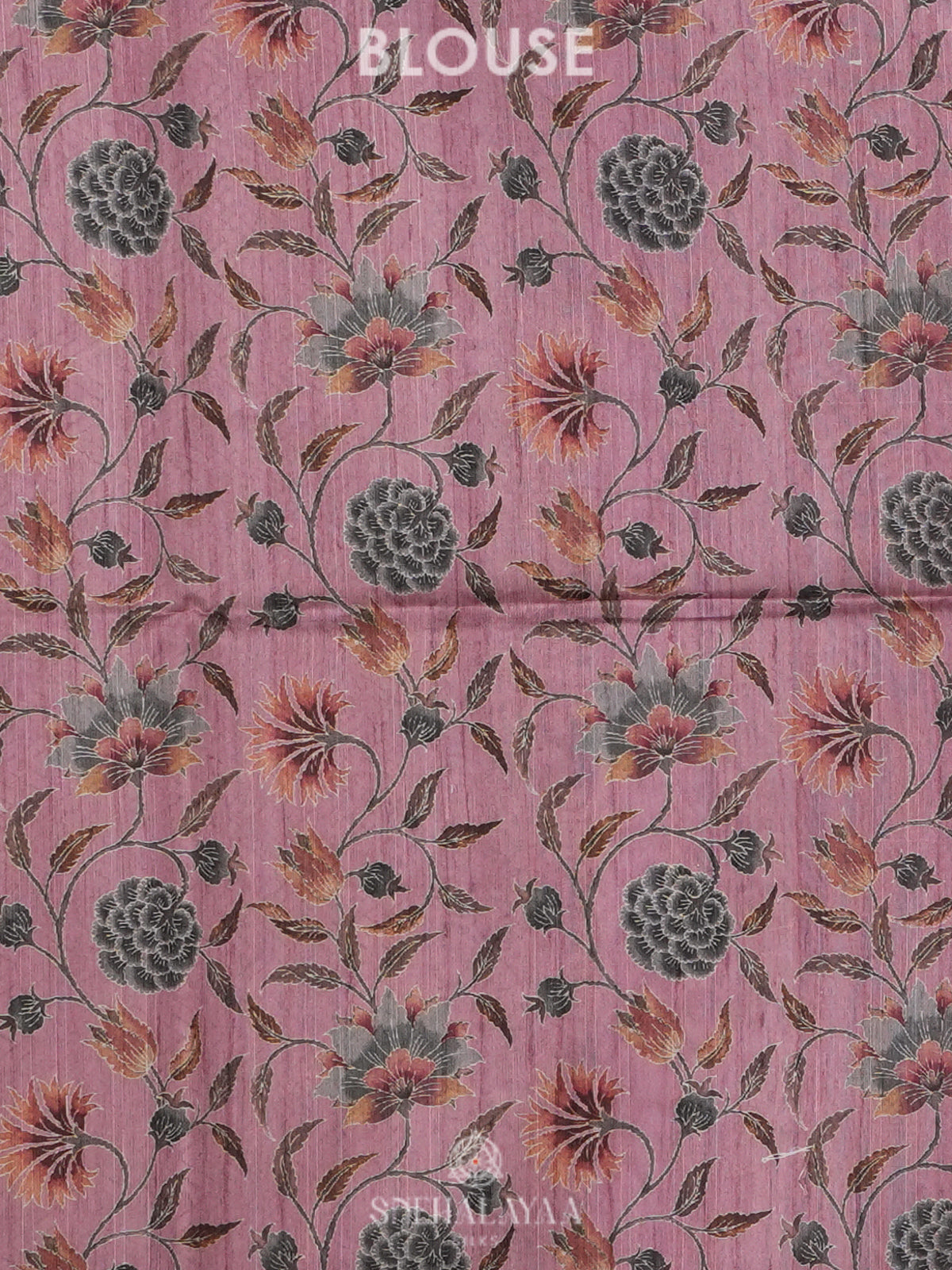 Pink Jute Saree