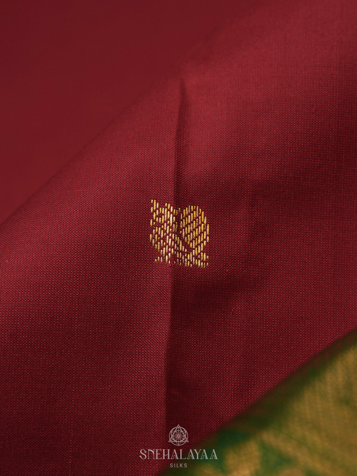 Maroon Kanjivaram Silk Saree