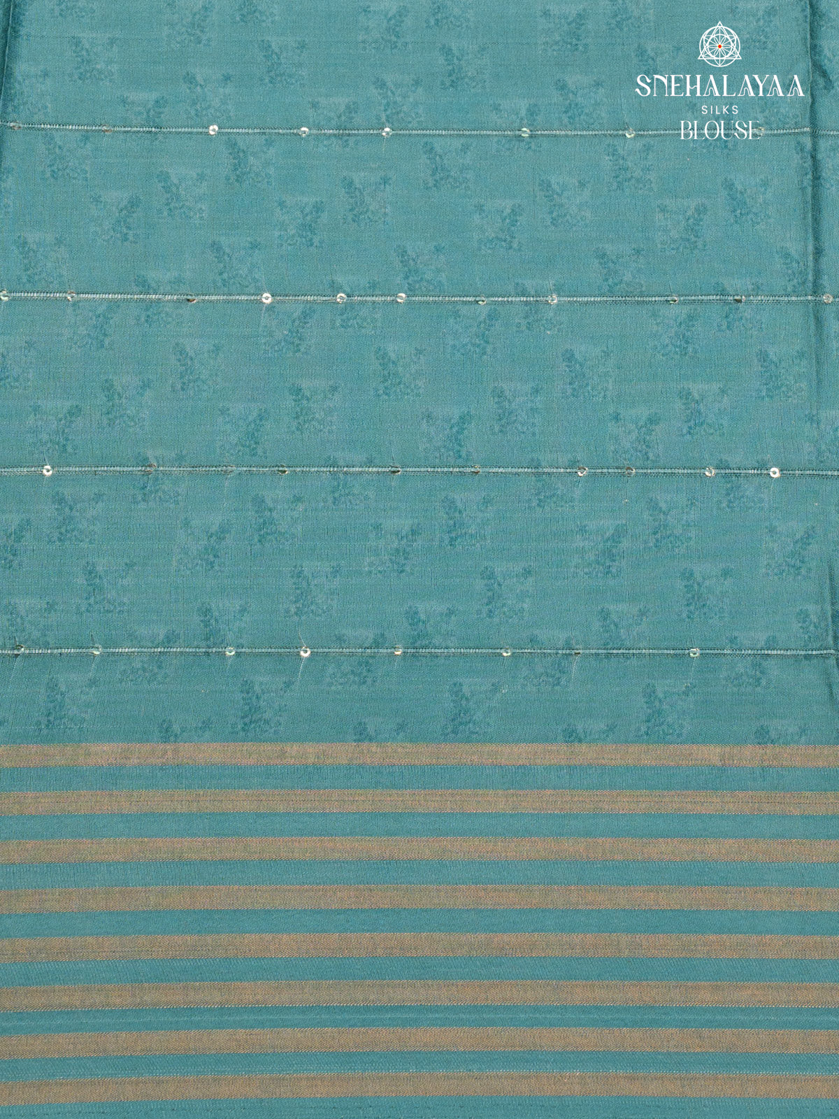 Blue Tussar Saree