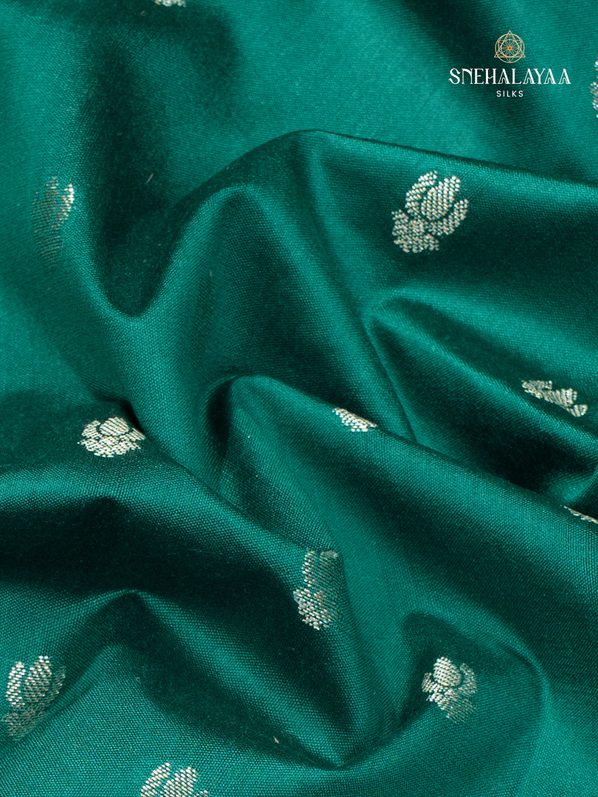 Green Banaras Dupion Saree