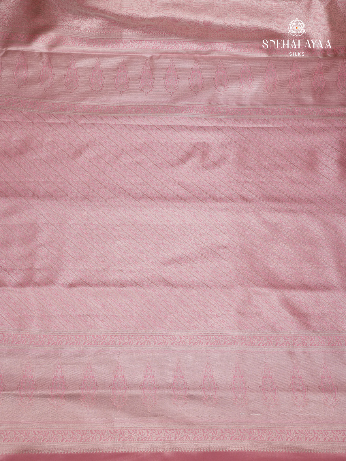 Pale Pink Art Silk Saree