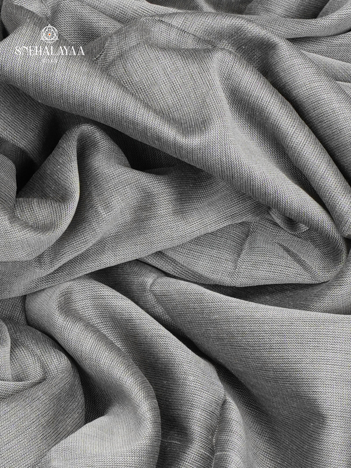 Grey Narayanpet Cotton Saree