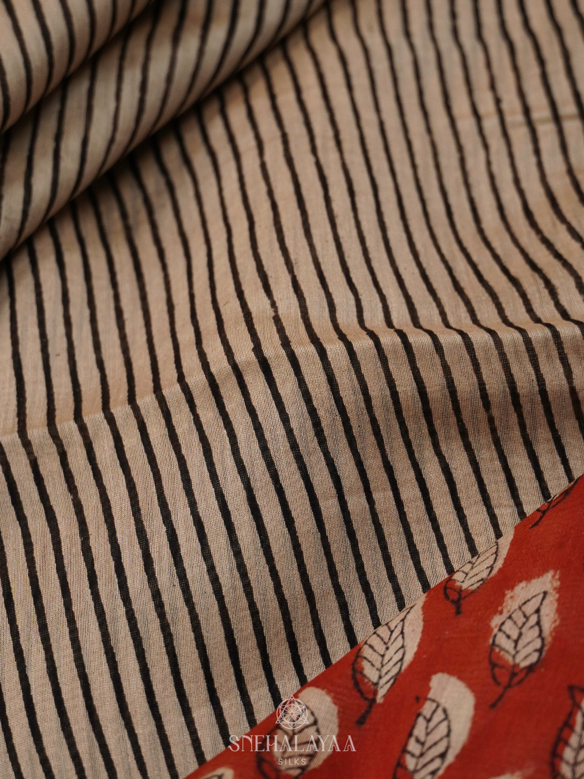 Off White Chanderi Saree