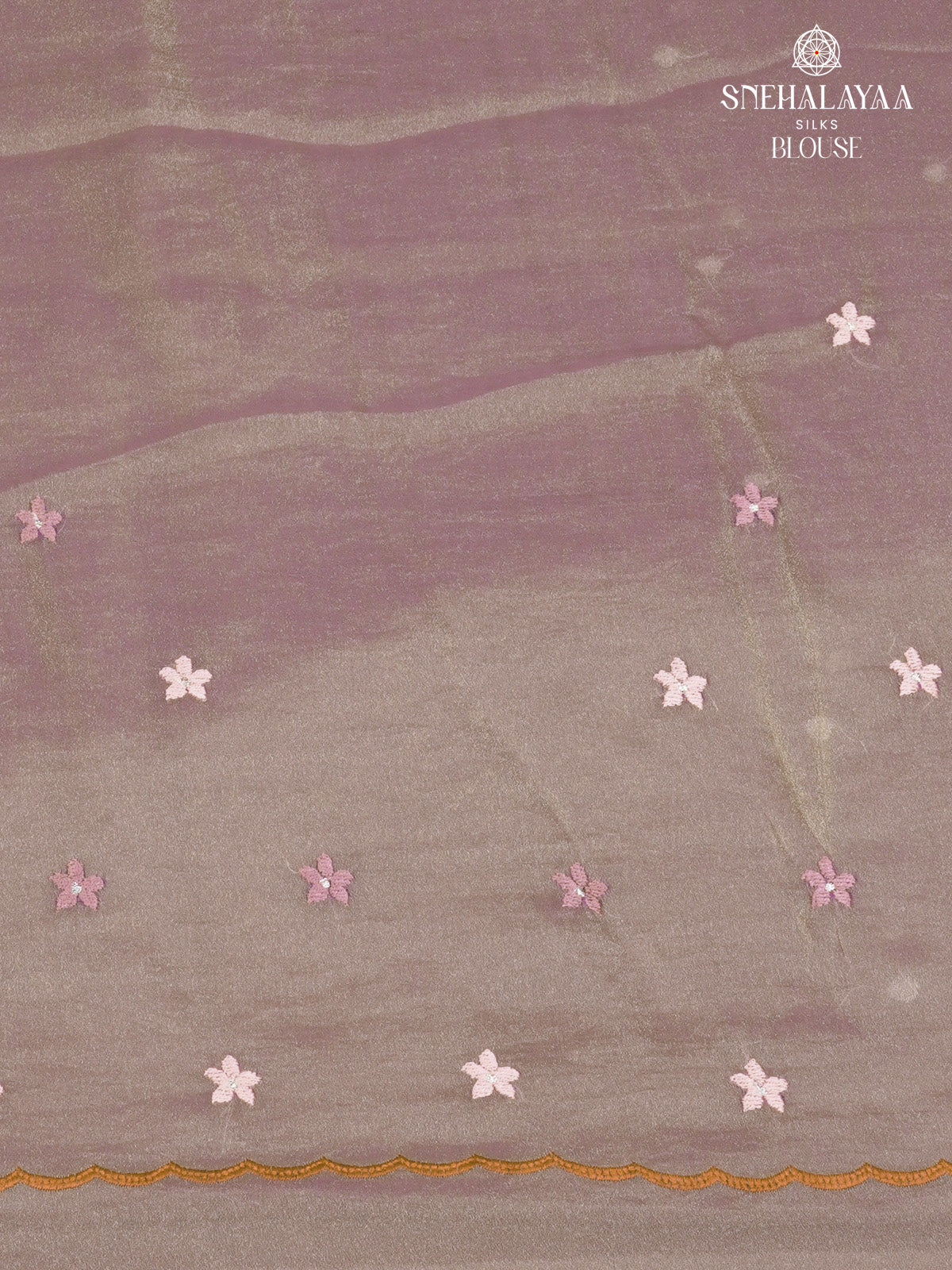 Plum Embroidery Designer Saree