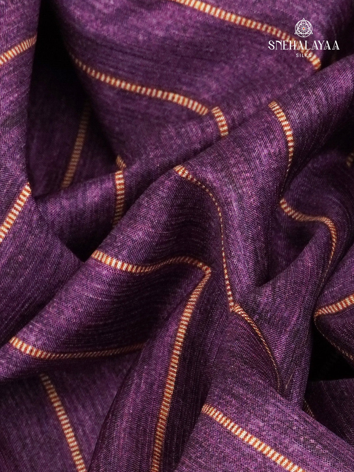Purple Tussar Saree