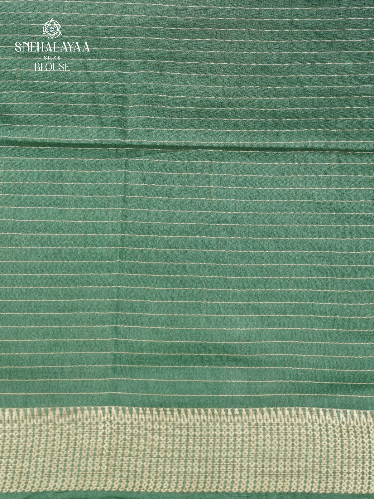 Forest Green Tussar Saree