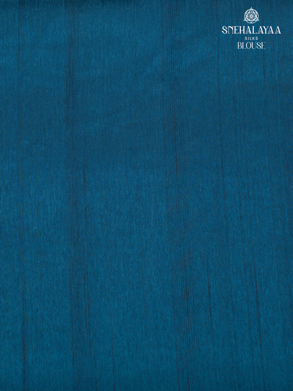 Teal Blue Raw Silk Embroidery Saree