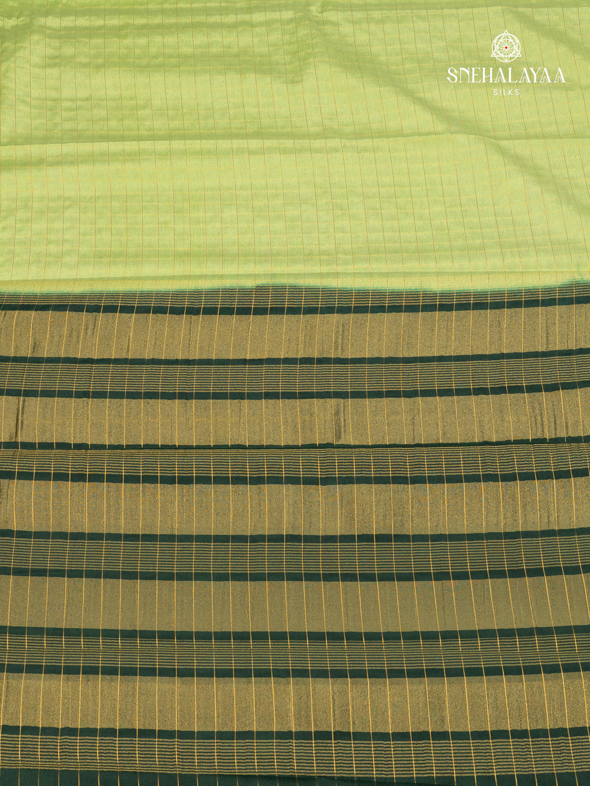 Pista Green Mysore Silk Saree