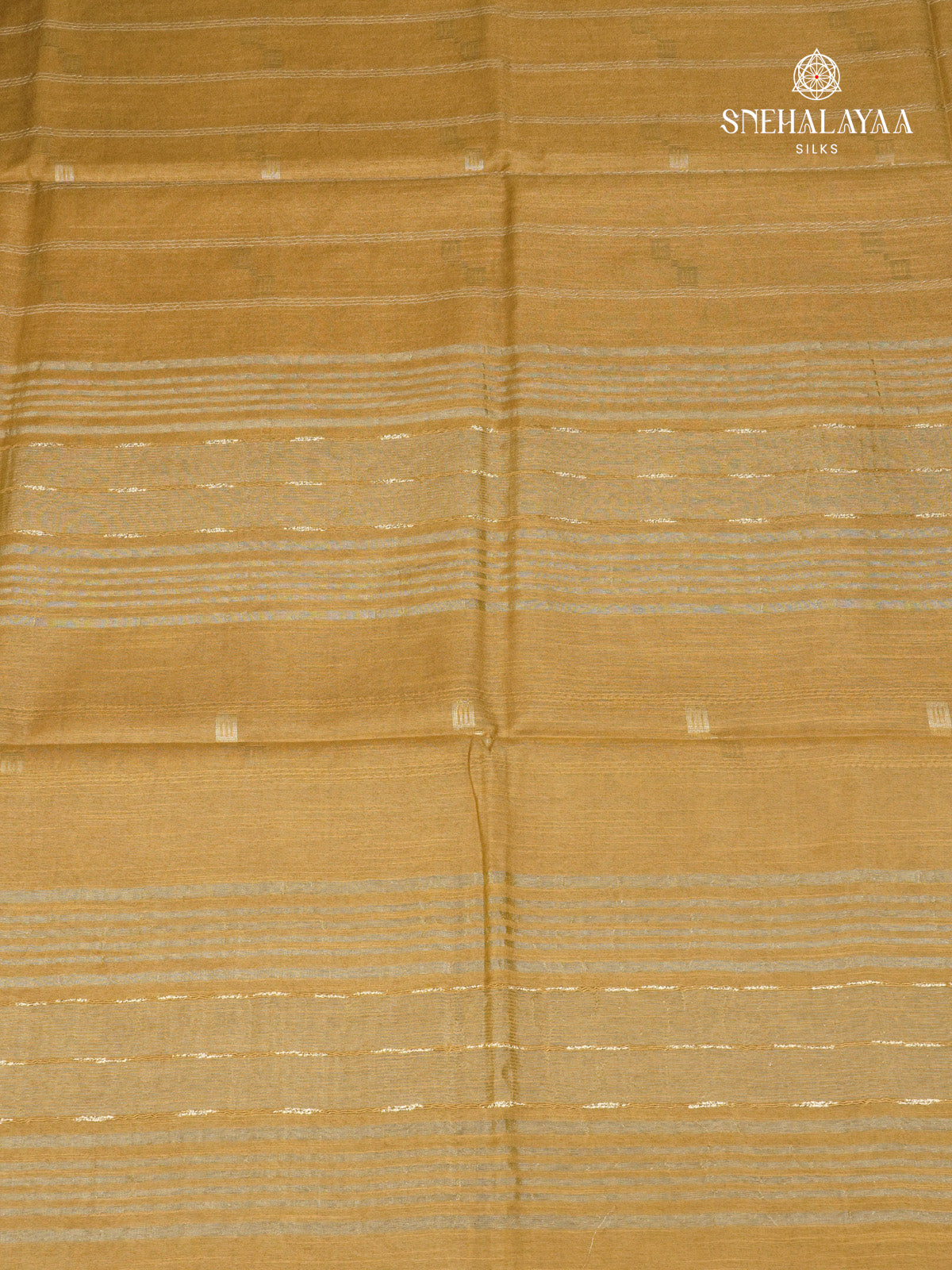 Golden Yellow Bamboo Silk Saree