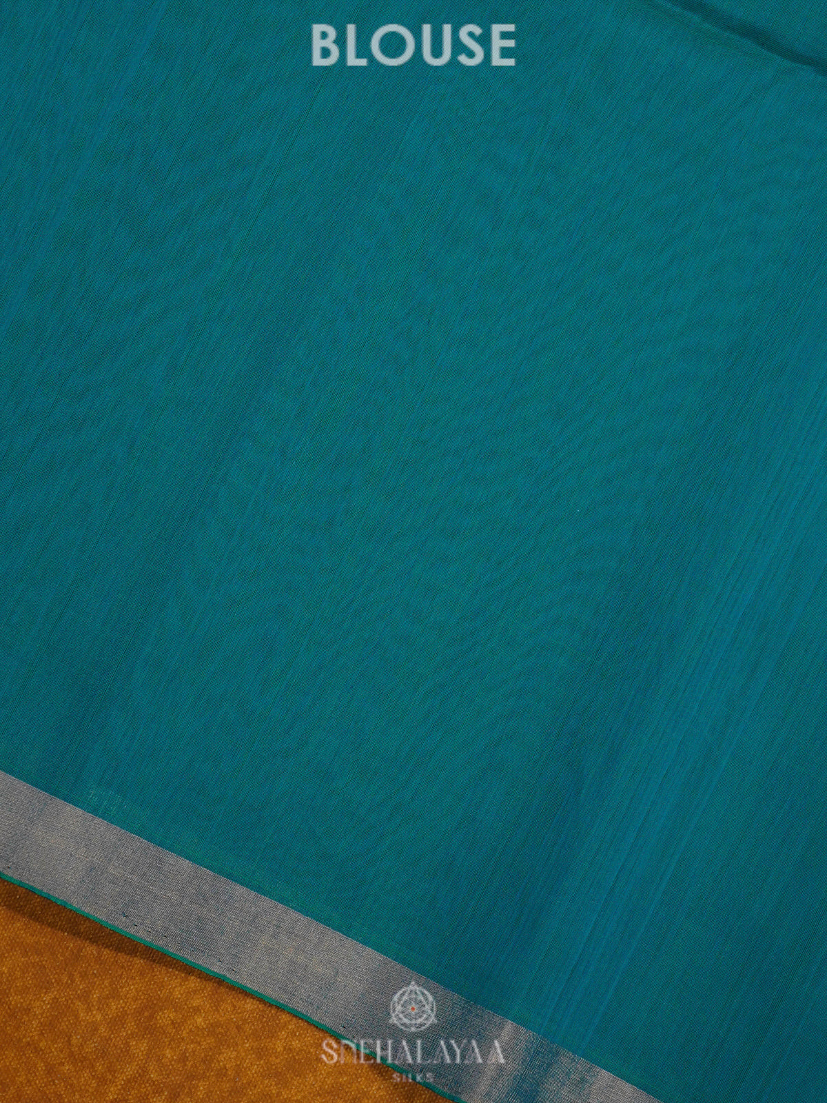 Blue Kora Silk Cotton Saree