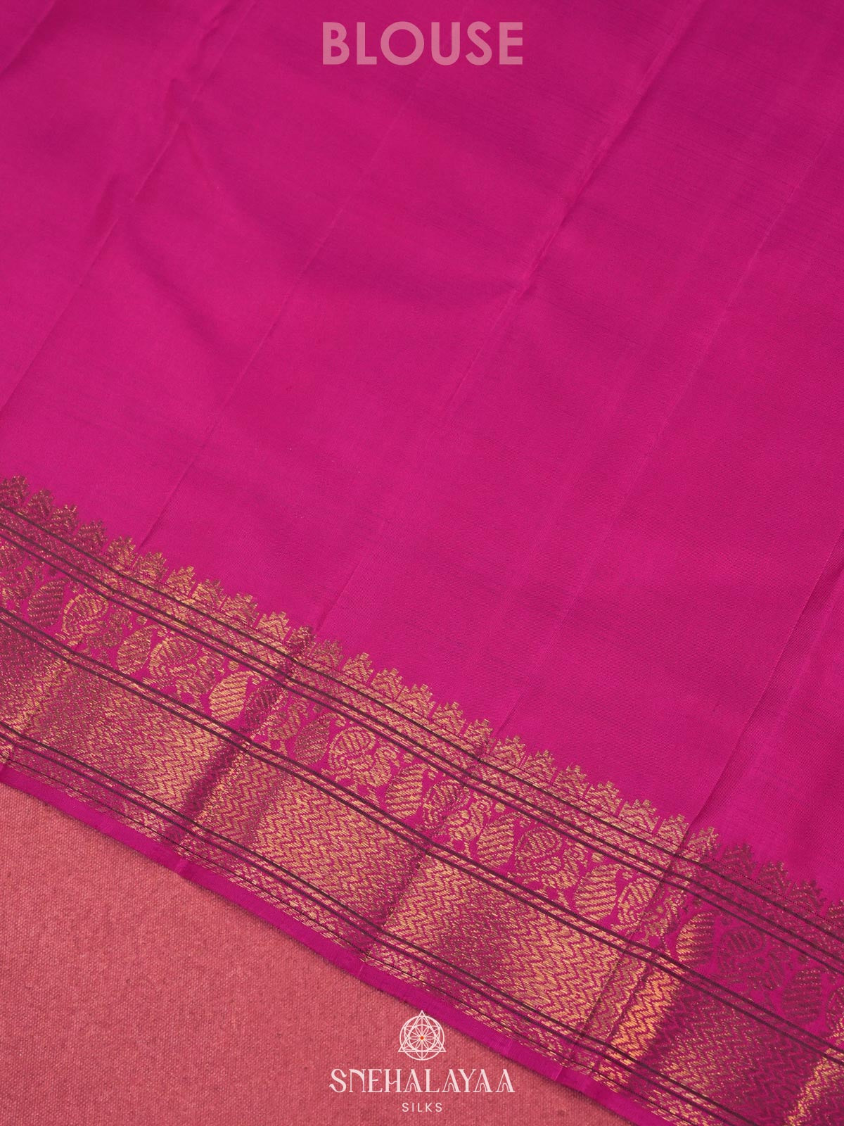 Pink Kanjivaram Silk Saree