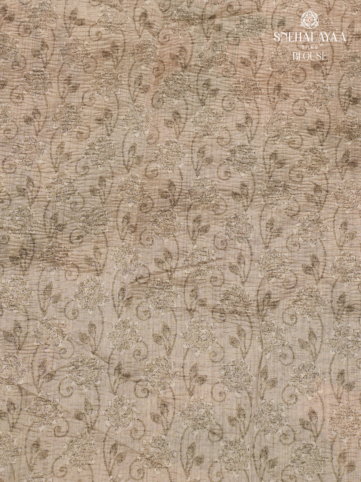 Peach Crush Embroidery Saree