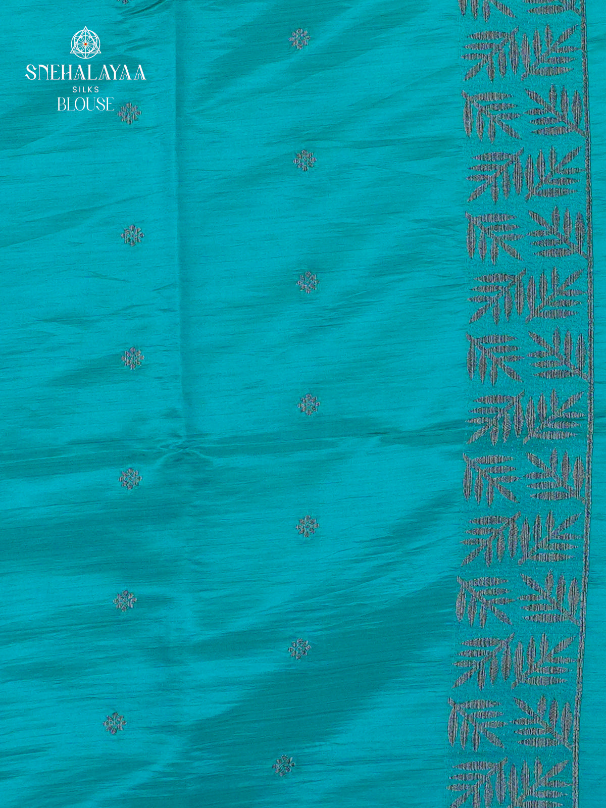 Sky Blue Dola Silk Saree