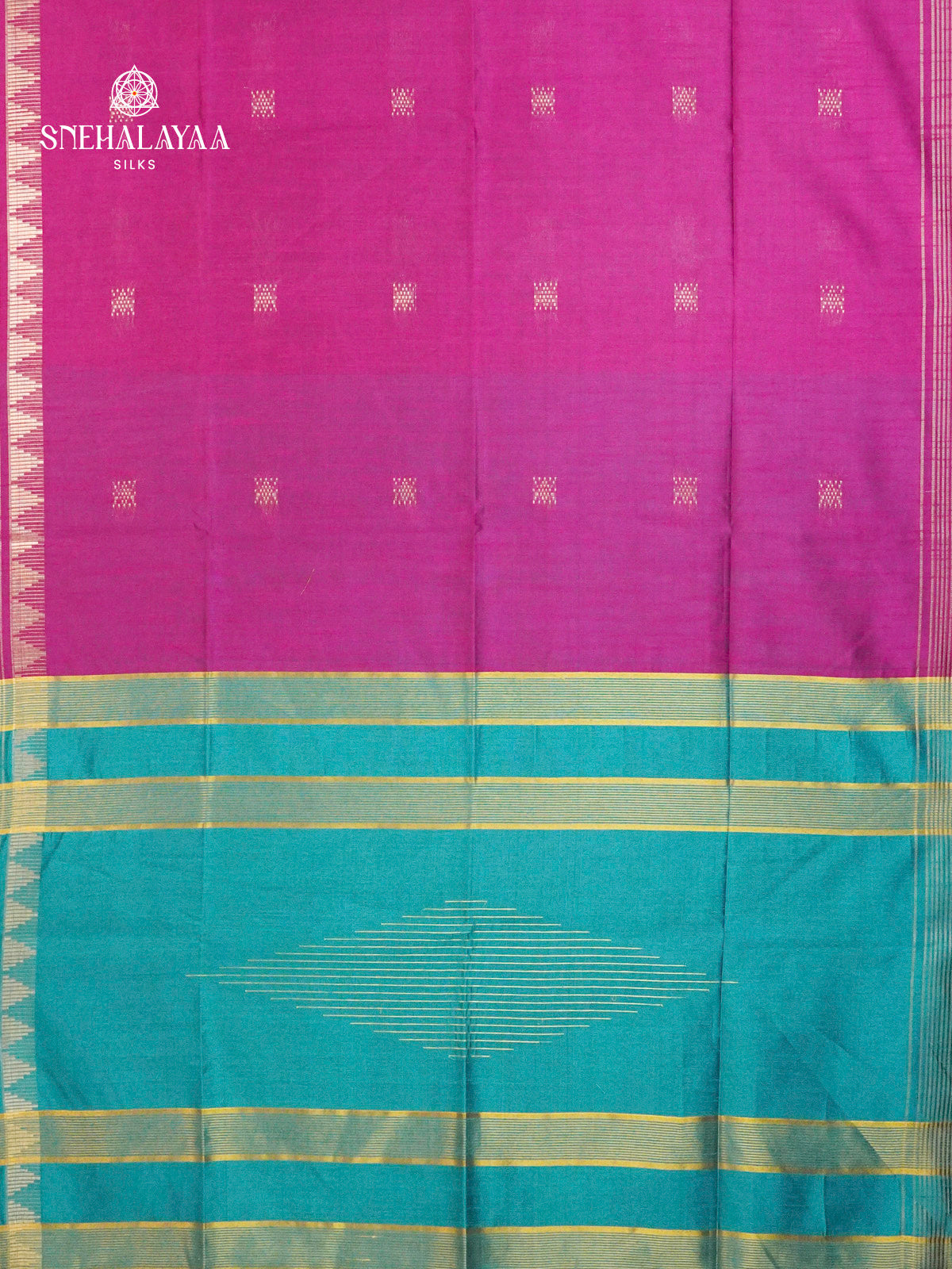 Magenta Purple Bamboo Silk Saree