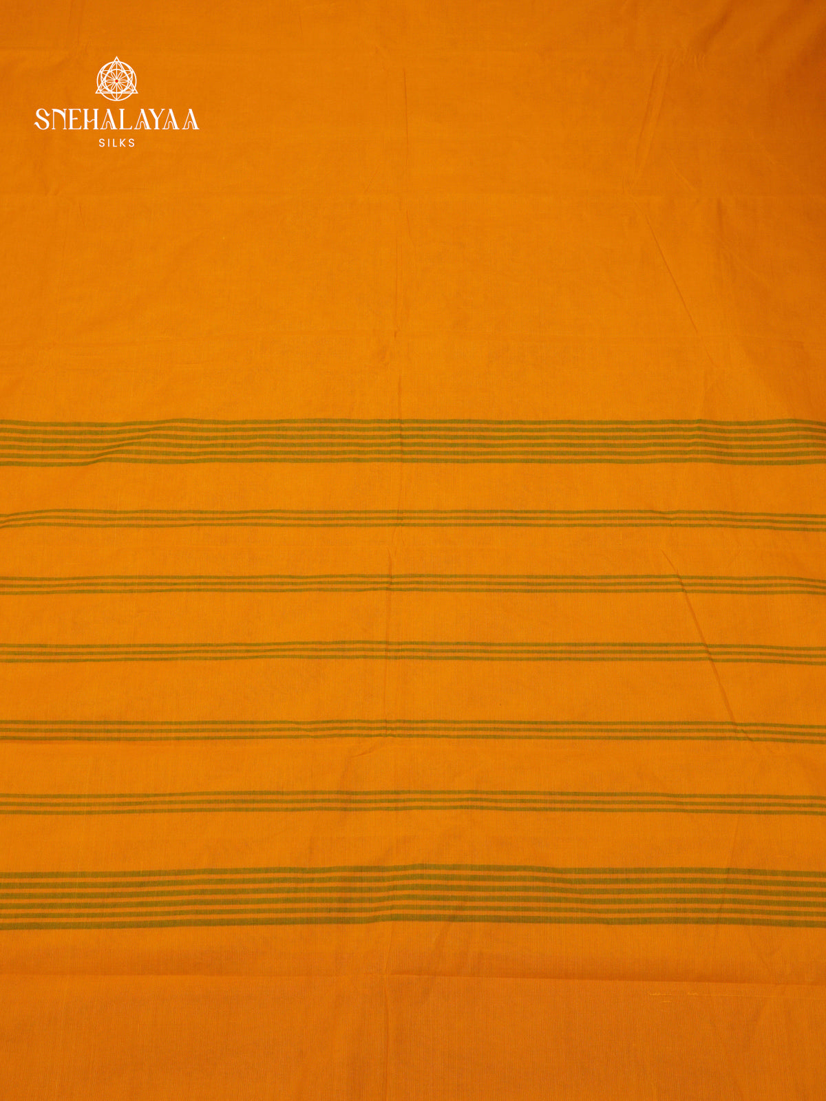 Mustard Yellow Kanchi Cotton Saree