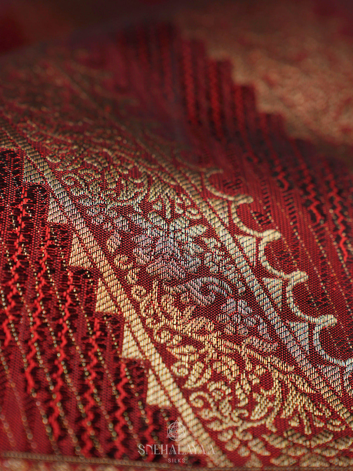 Maroon Kanjivaram Silk Saree