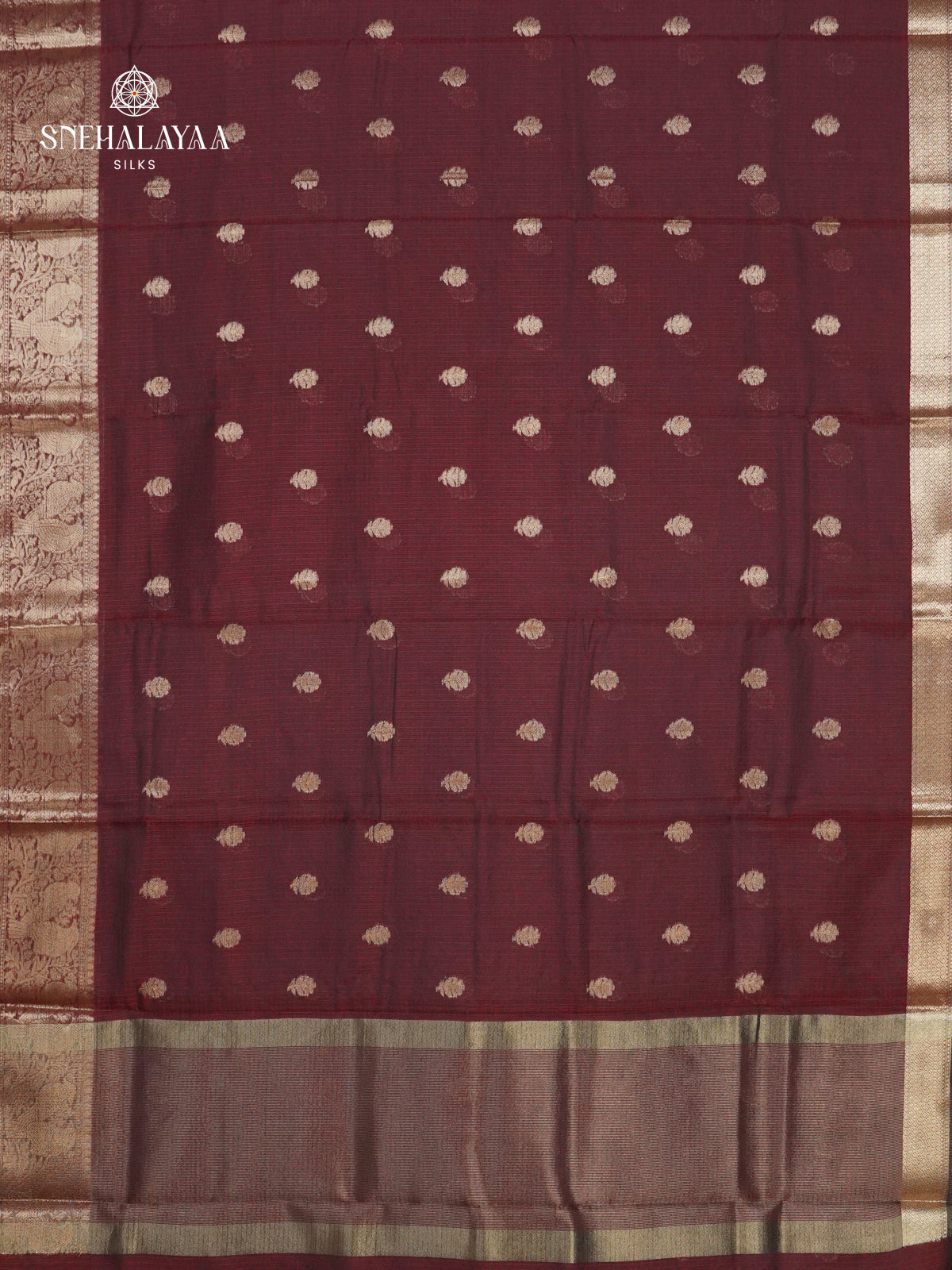 Chocolate Brown Kota Saree