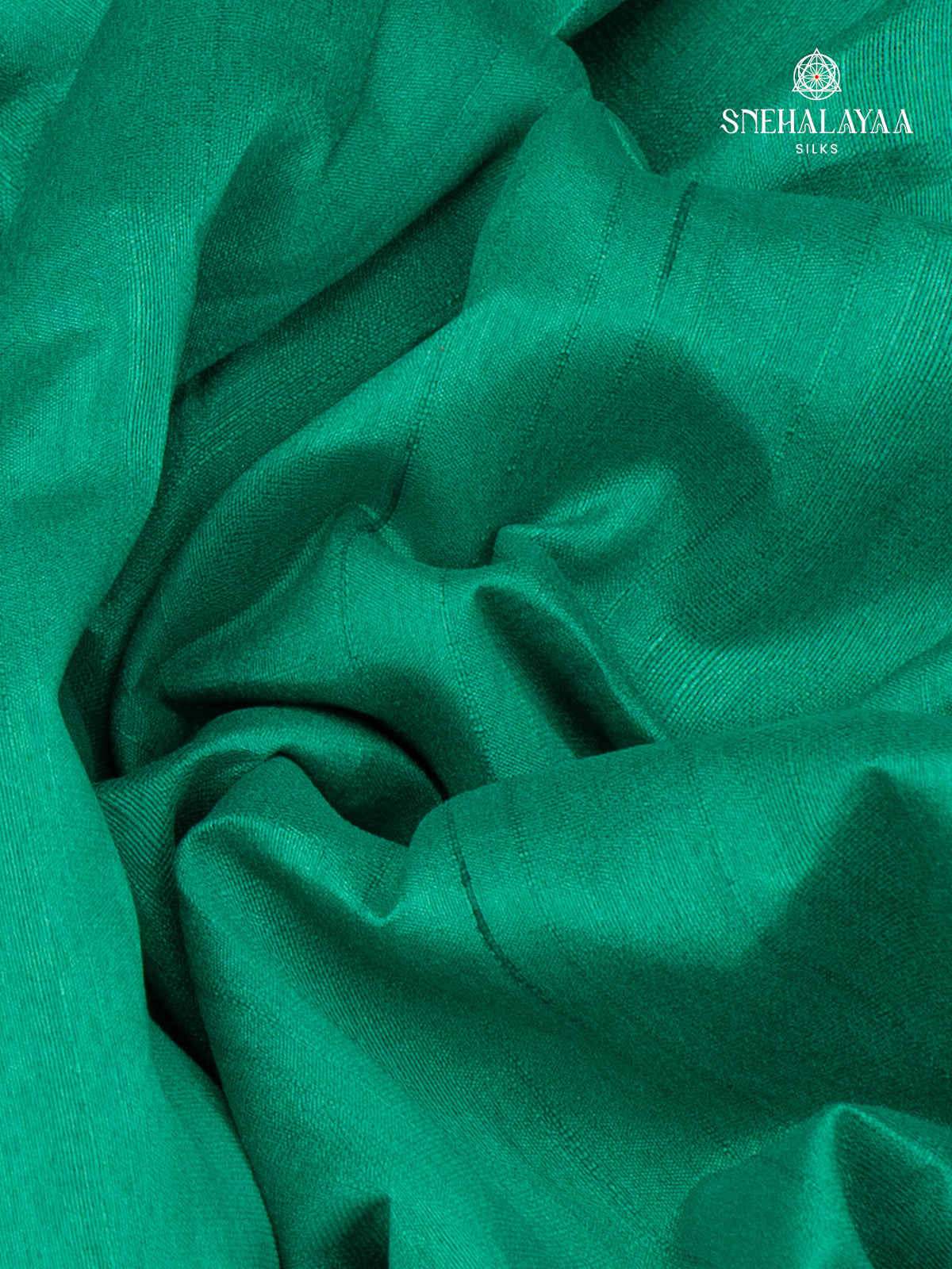 Green Raw Silk Embroidery Saree
