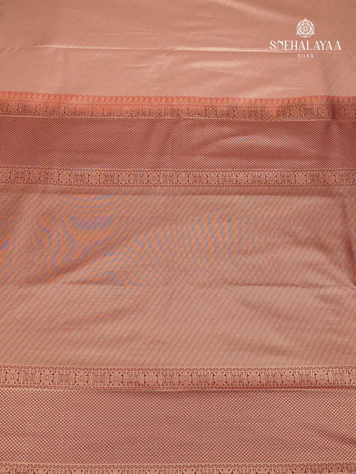 Pale Pink Art Silk Saree