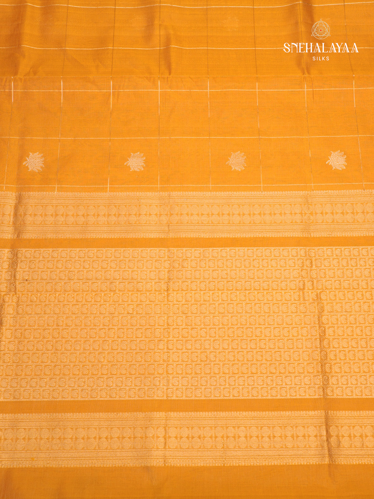 Yellow Kanchi Silk Cotton Saree