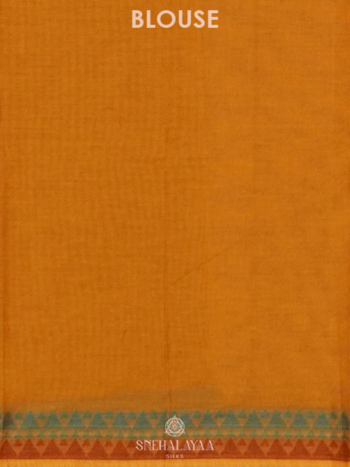 Mustard Handloom Cotton Saree