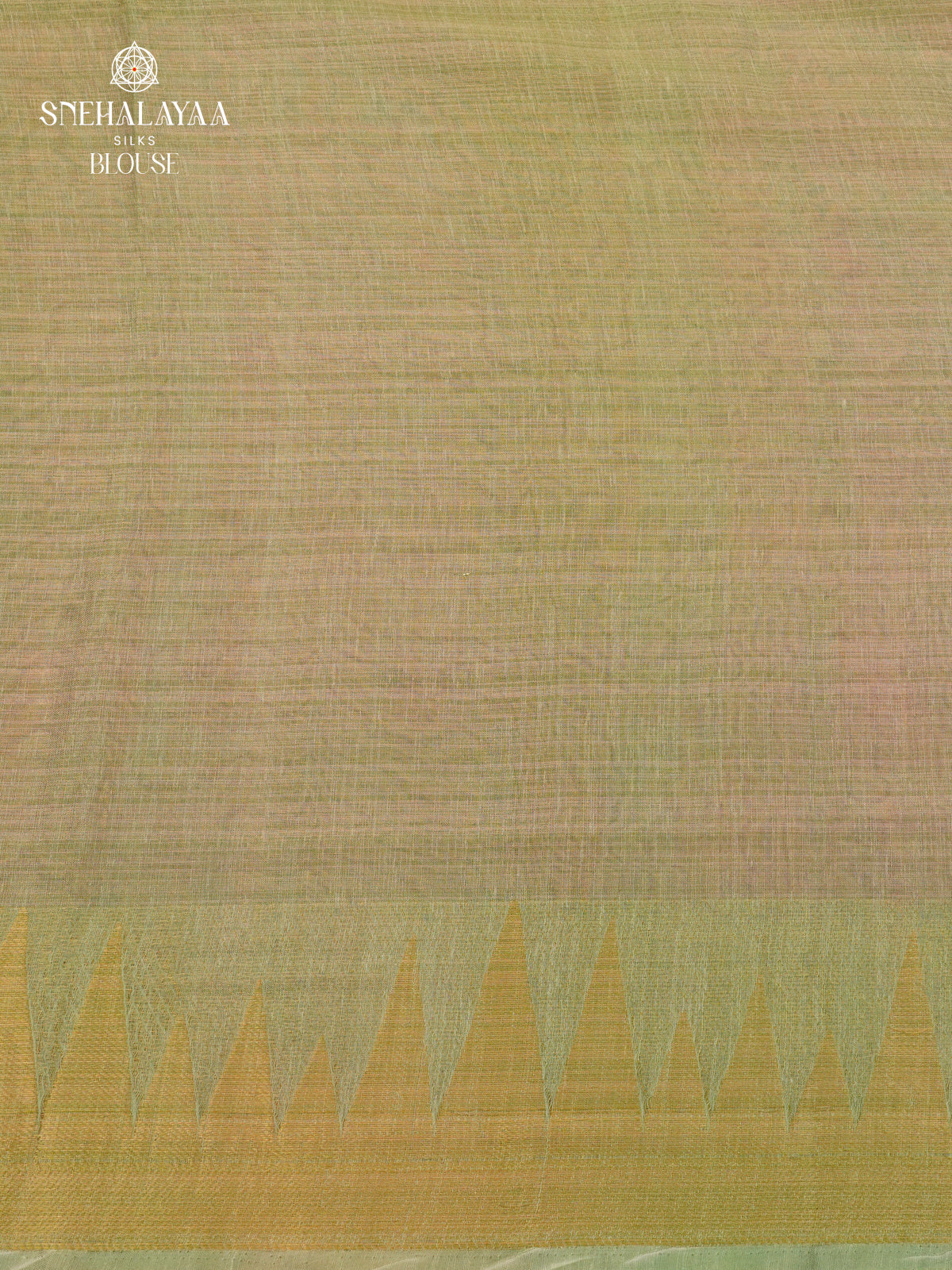 Peach Linen Tissue Saree