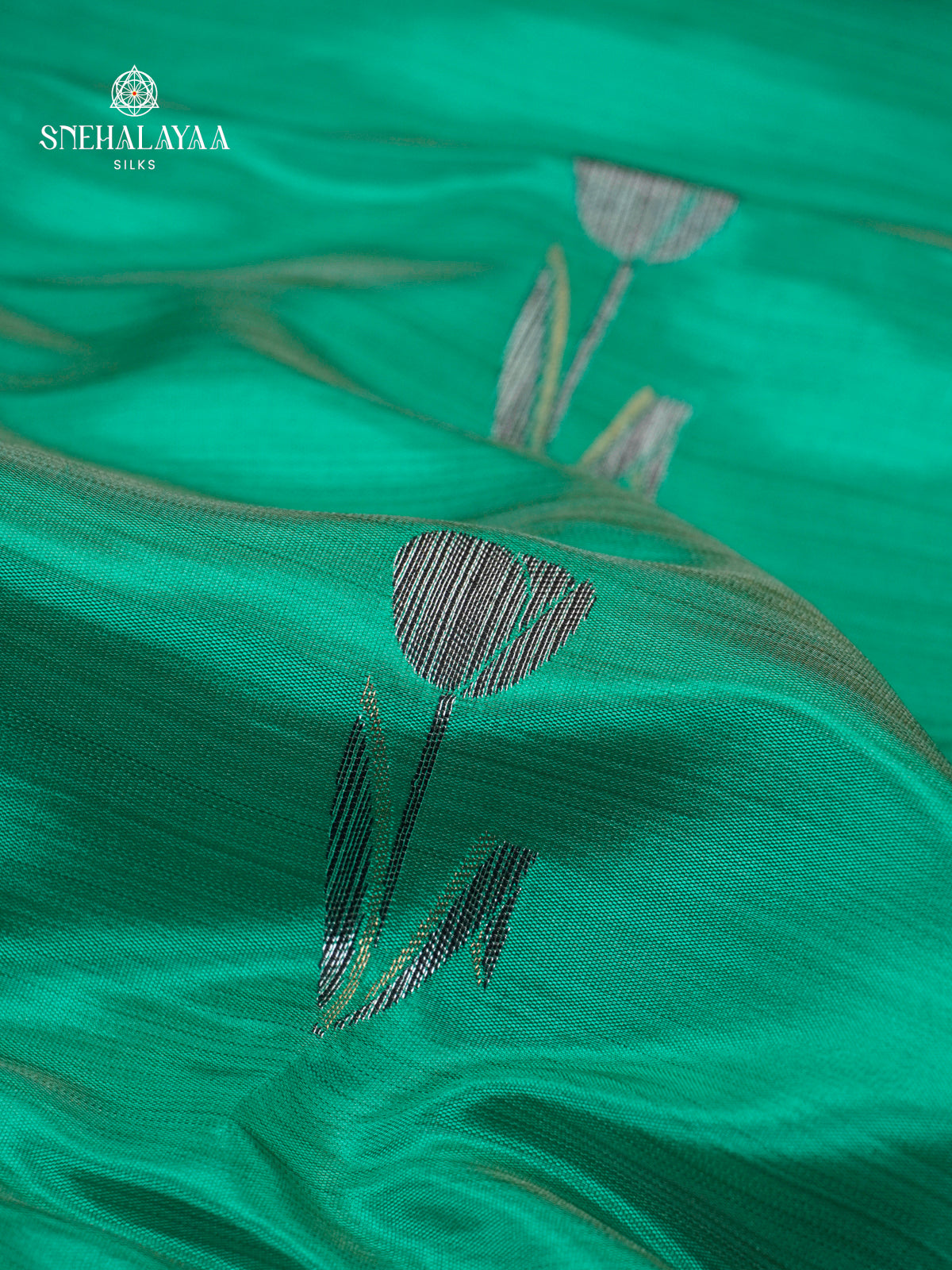 Green Dola Silk Saree