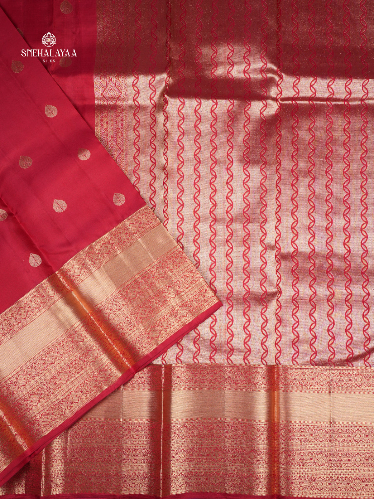 Maroon Kanjivaram Silk Saree