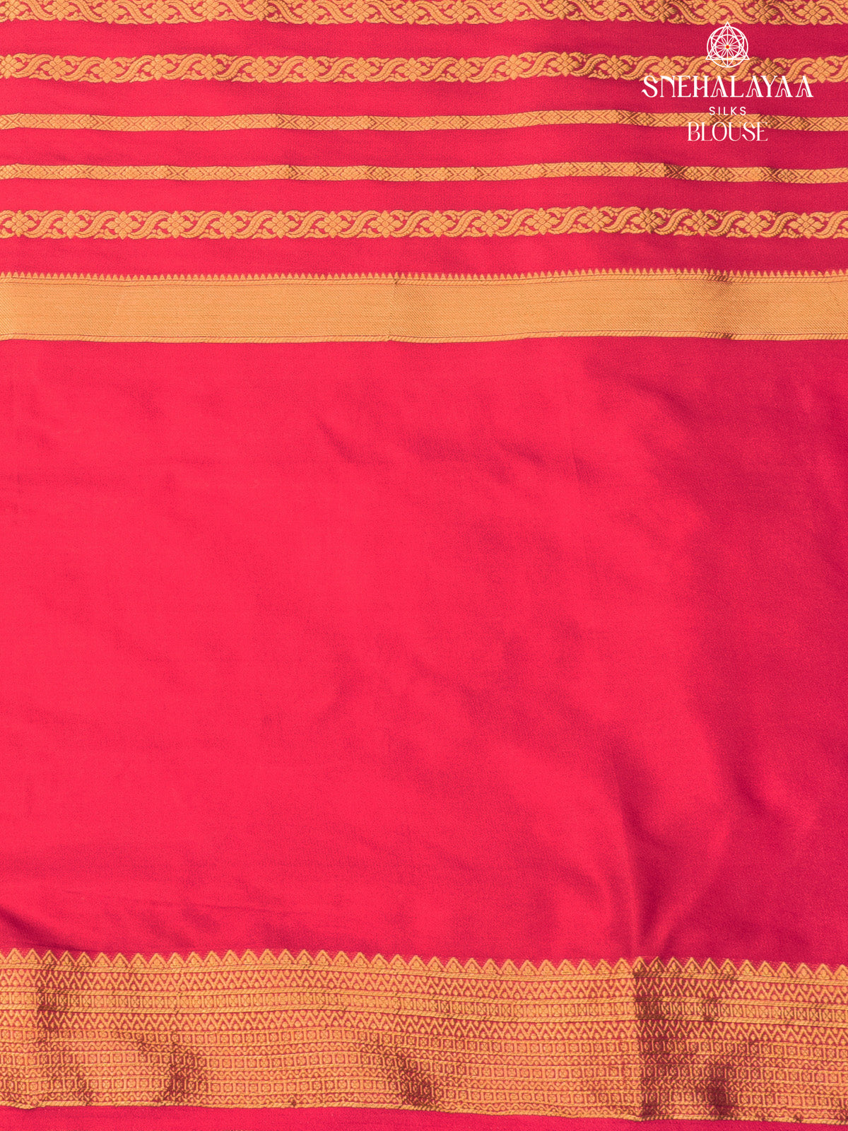 Magenta Mysore Silk Saree
