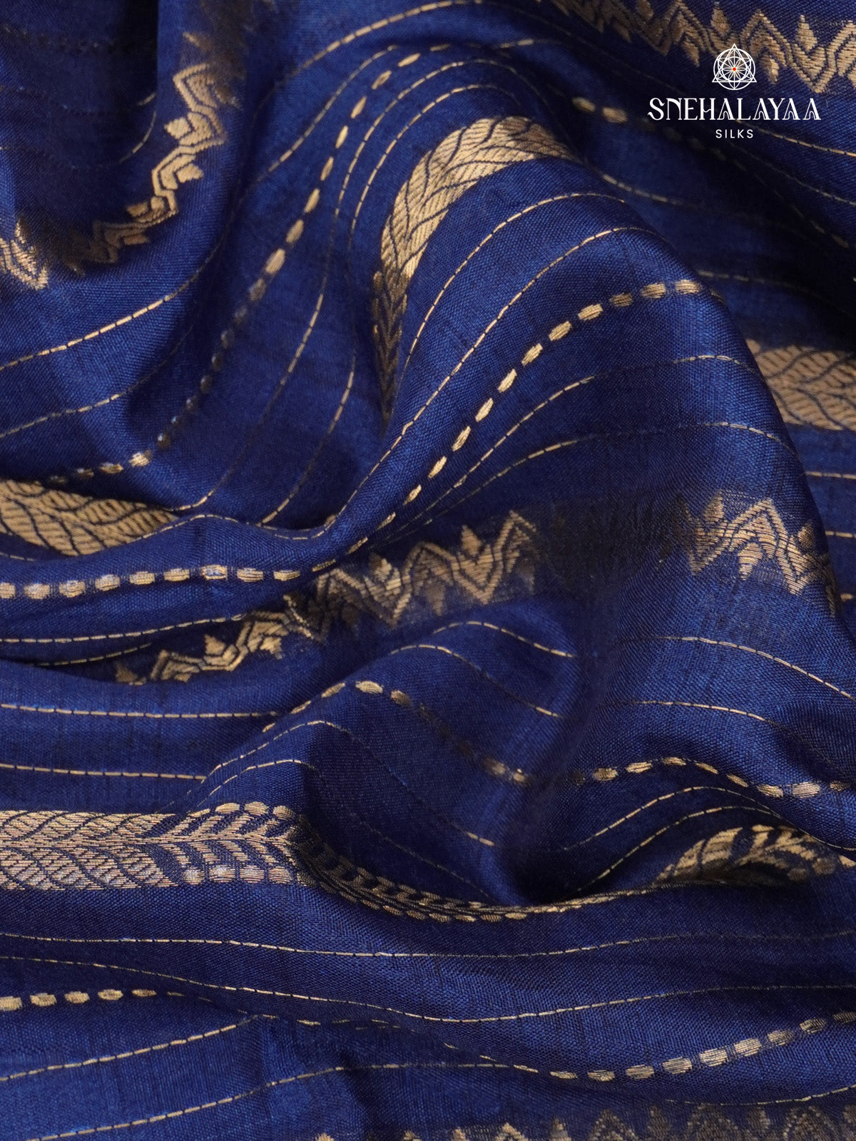 Blue Dola Silk Saree
