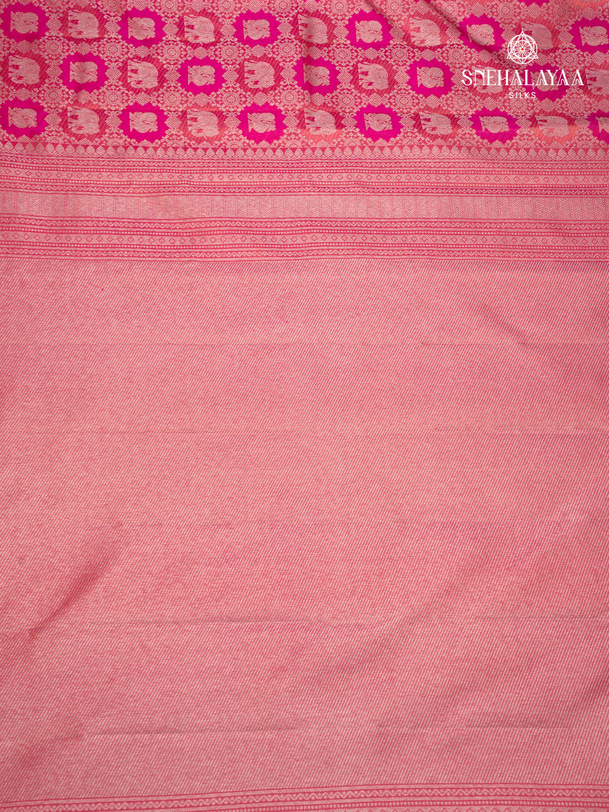 Pink Kanjivaram Silk Saree