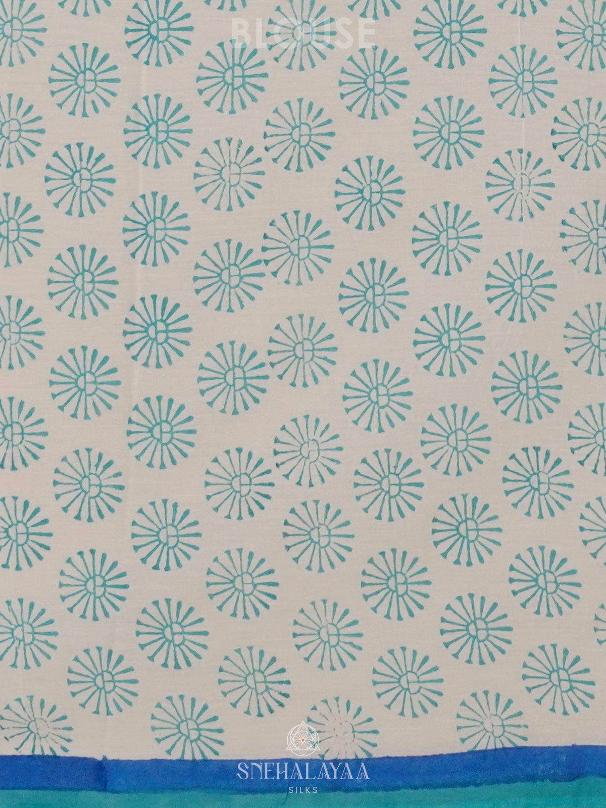 White Jaipur Cotton Saree