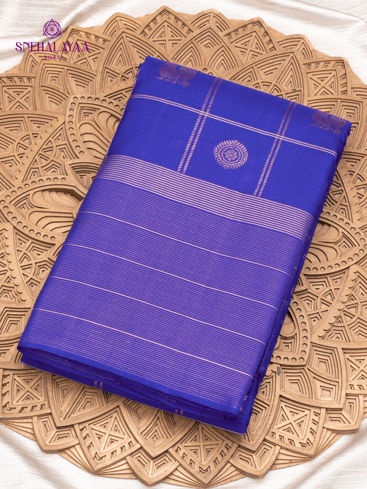 Royal Blue Kanjivaram Silk Saree